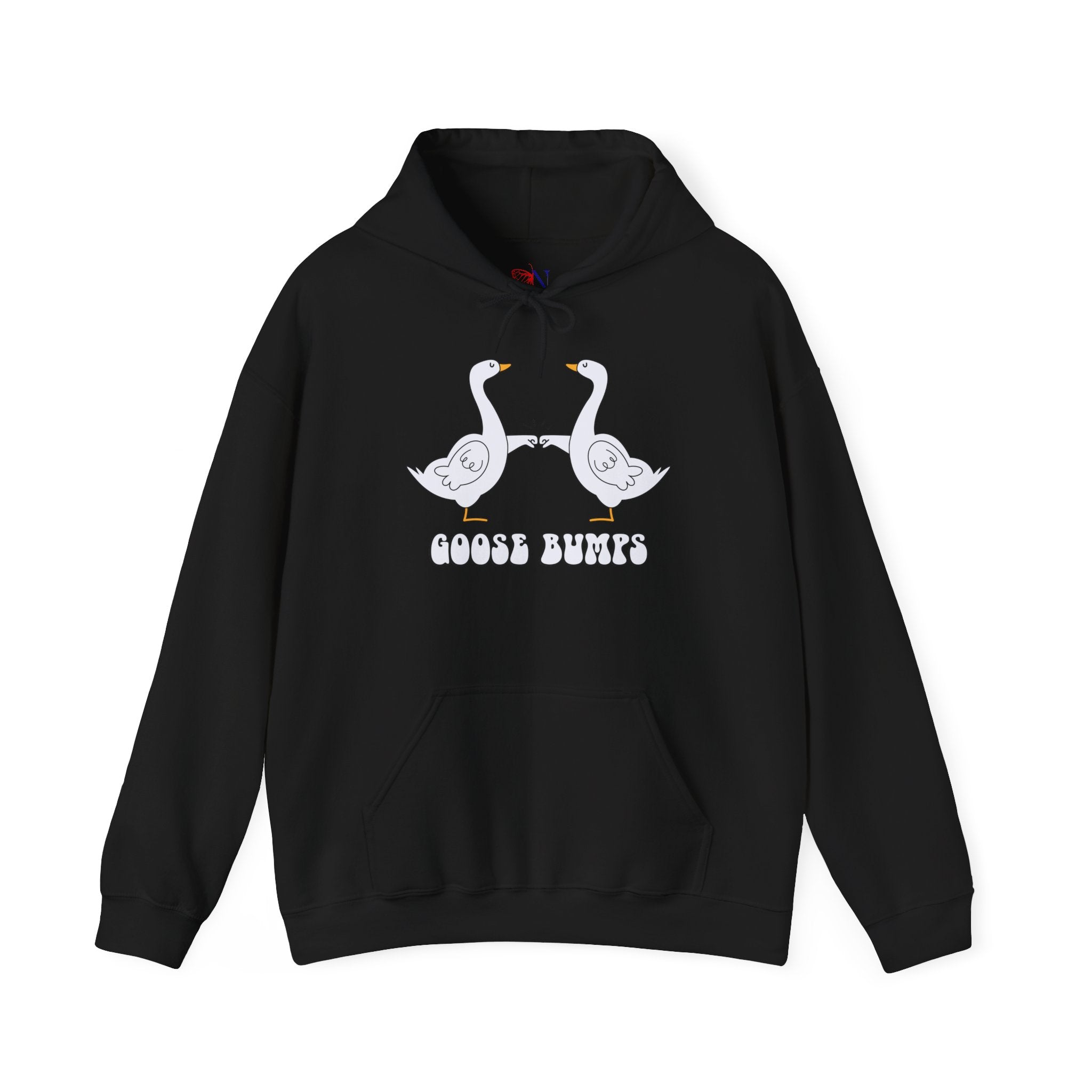 Goose Bumps Hoodie – Cute Goose Couple Graphic Hooded Sweatshirt