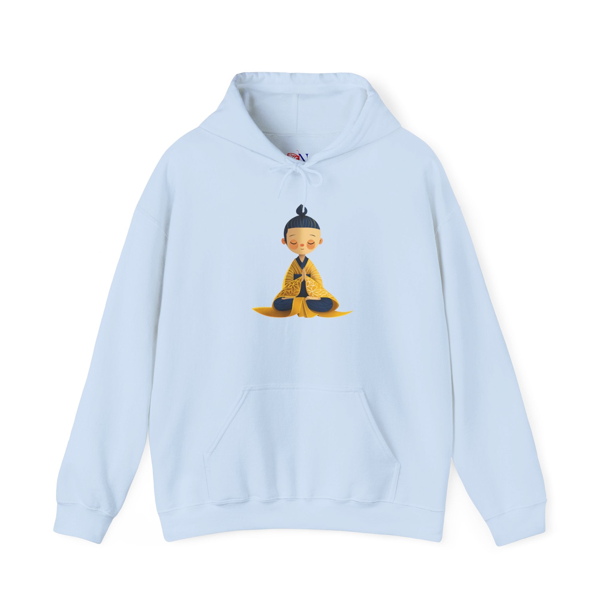 Meditating Monk Hoodie — Cute Zen Buddhism Sweatshirt