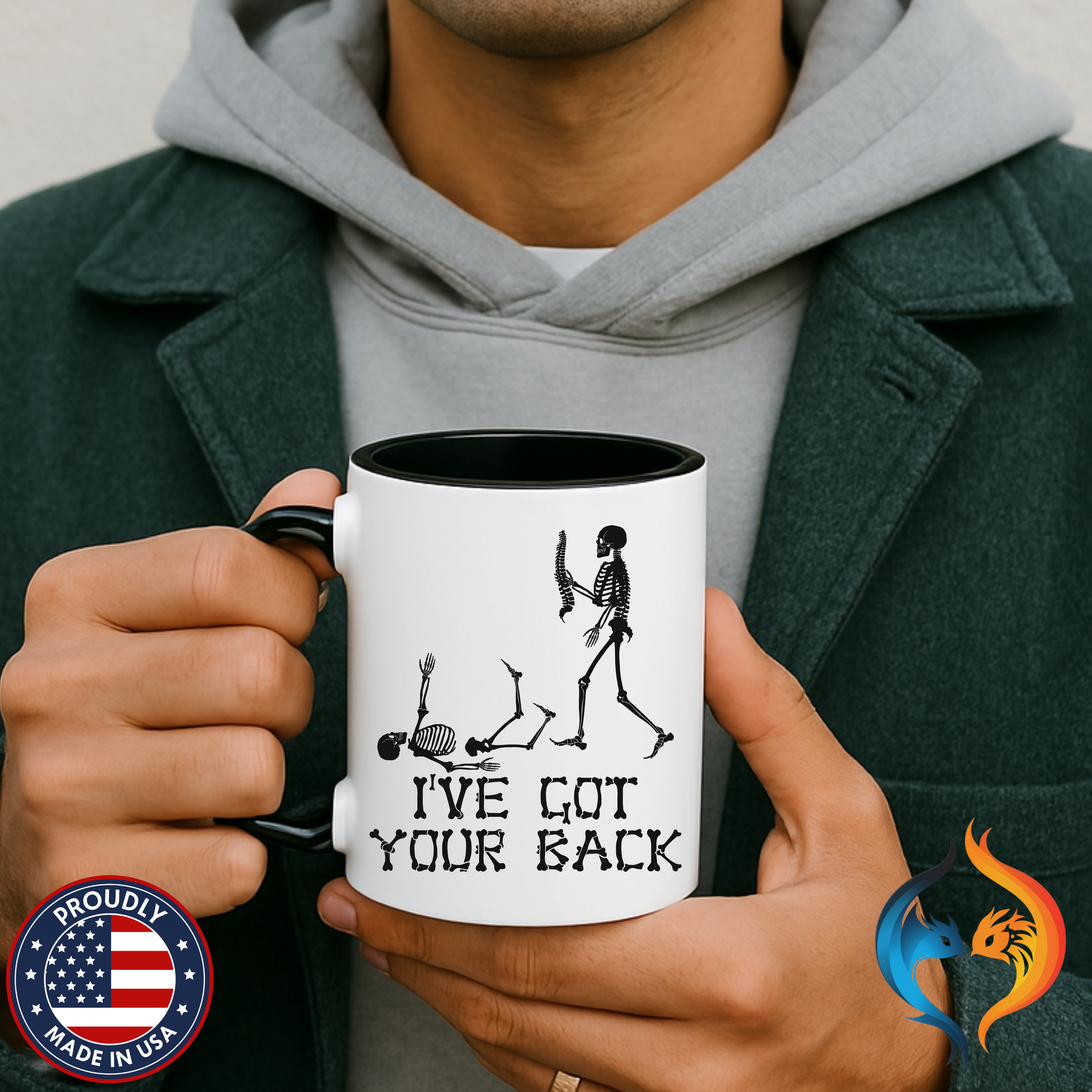 I have Got Your Back Mug Lifestyle Mockup | Nutty Designs