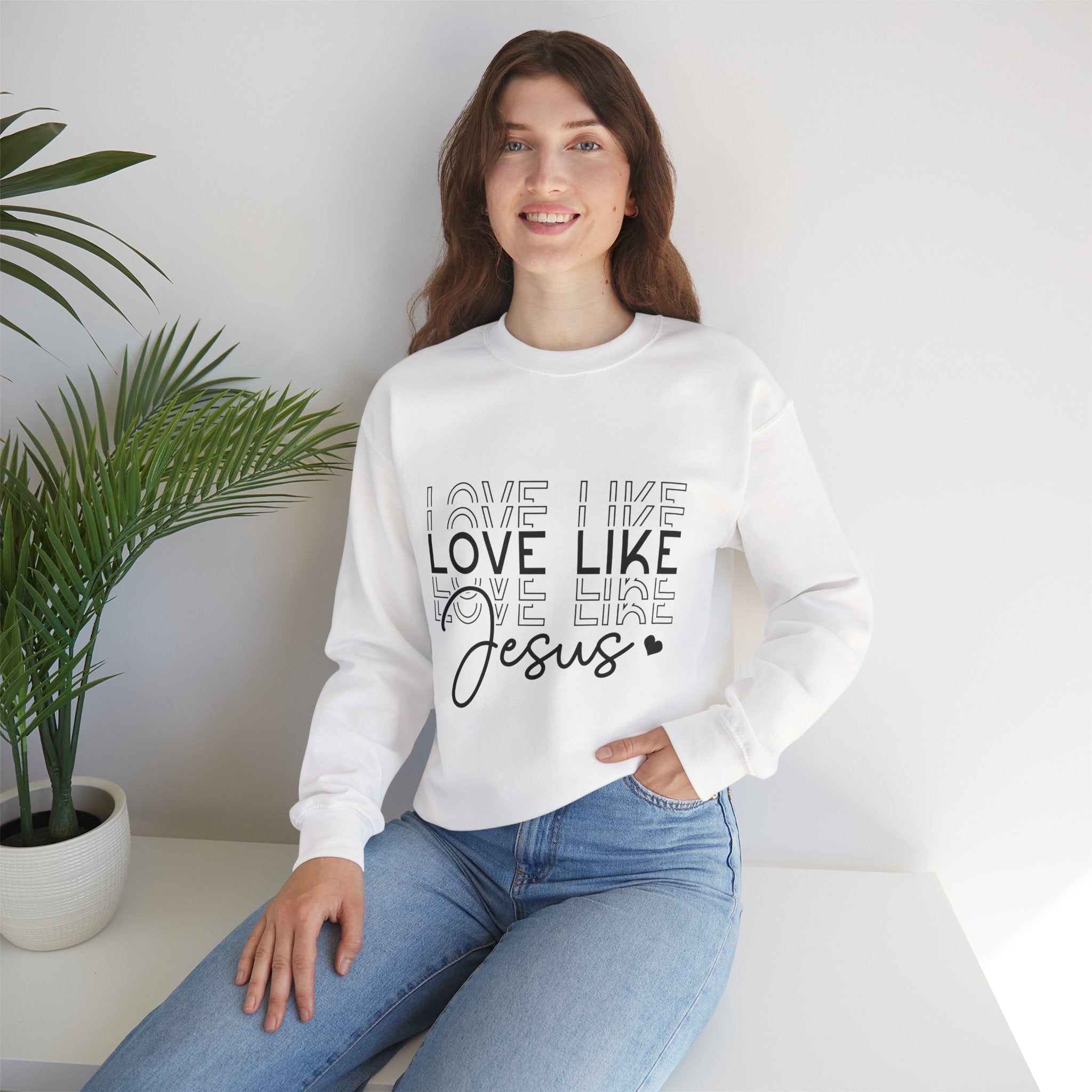 Love Like Jesus Sweatshirt - Unisex Crewneck