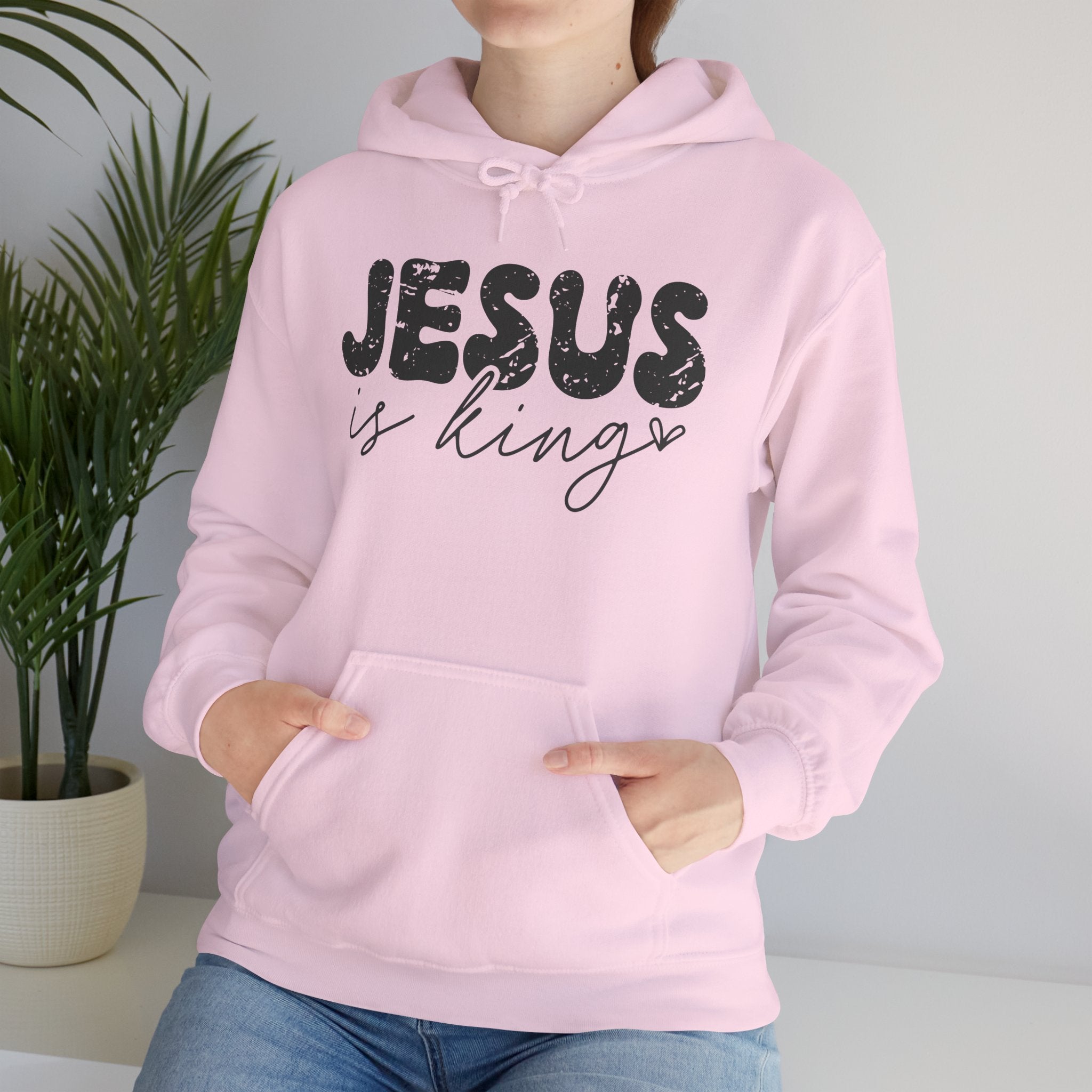 Jesus Is King Hoodie — Christian Faith Pullover