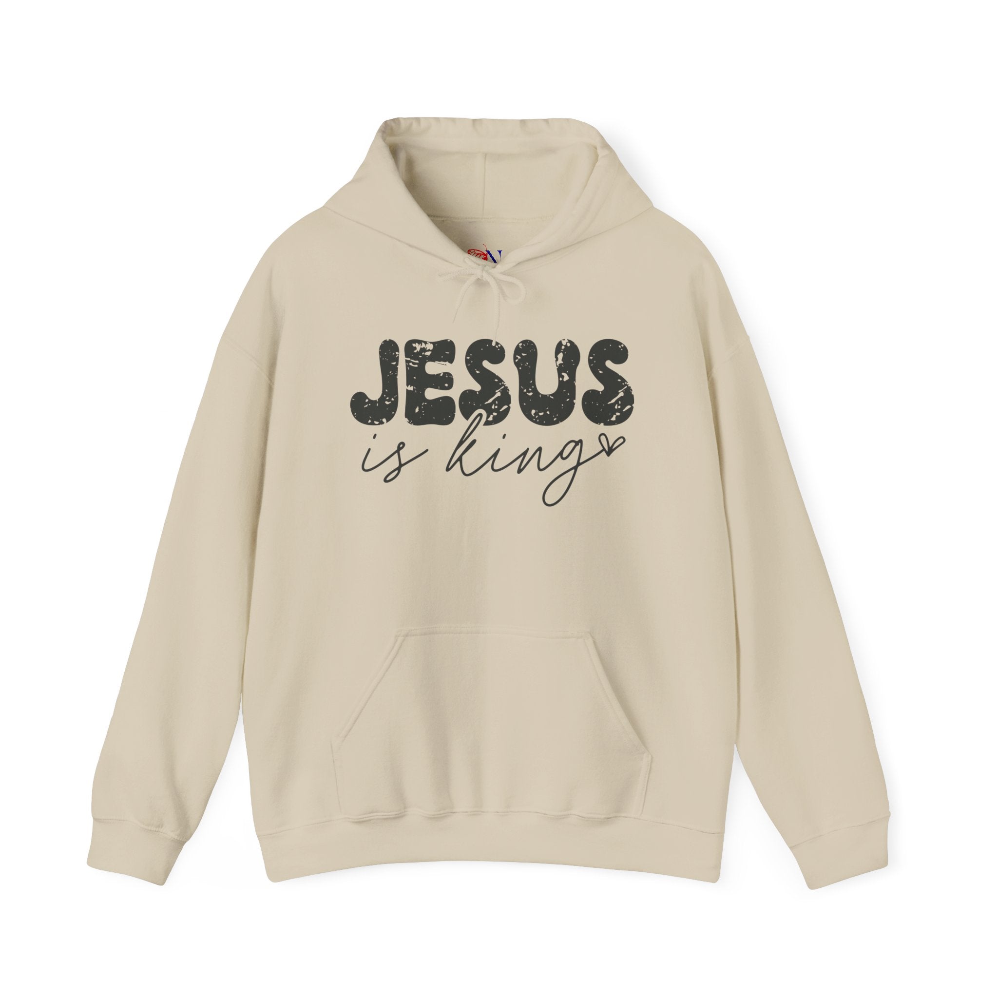 Jesus Is King Hoodie — Christian Faith Pullover