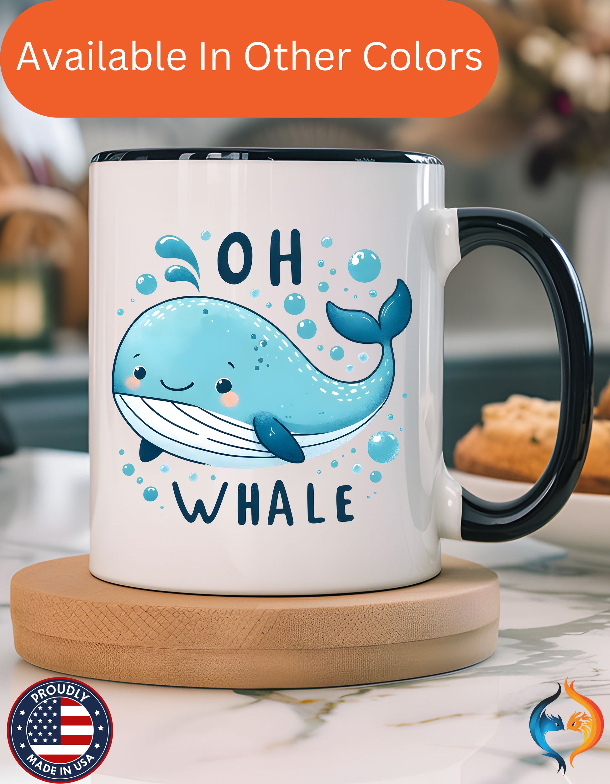 Whale Mug Lifestyle Mockup | Nutty Designs