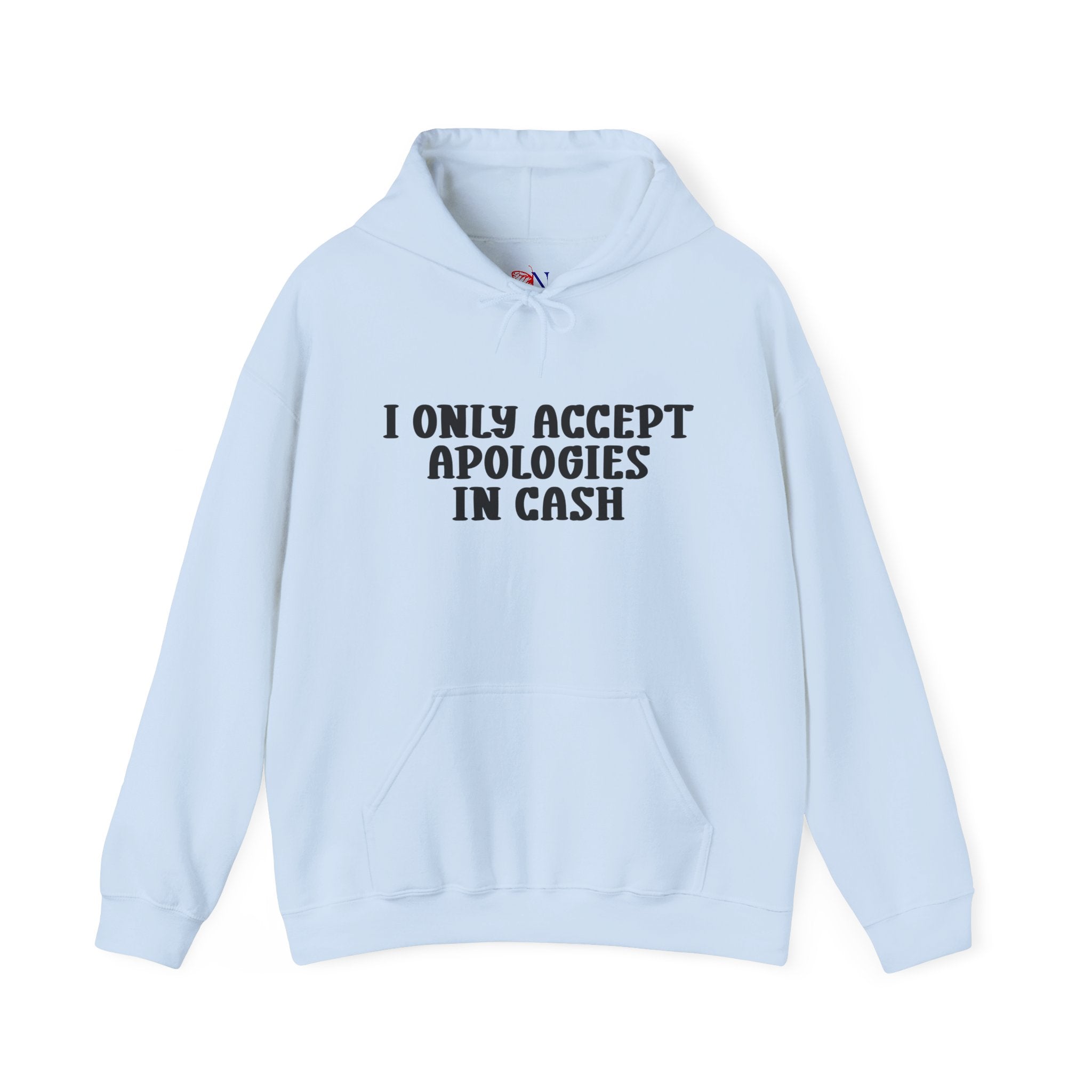 Hoodie — I Only Accept Apologies In Cash Pullover