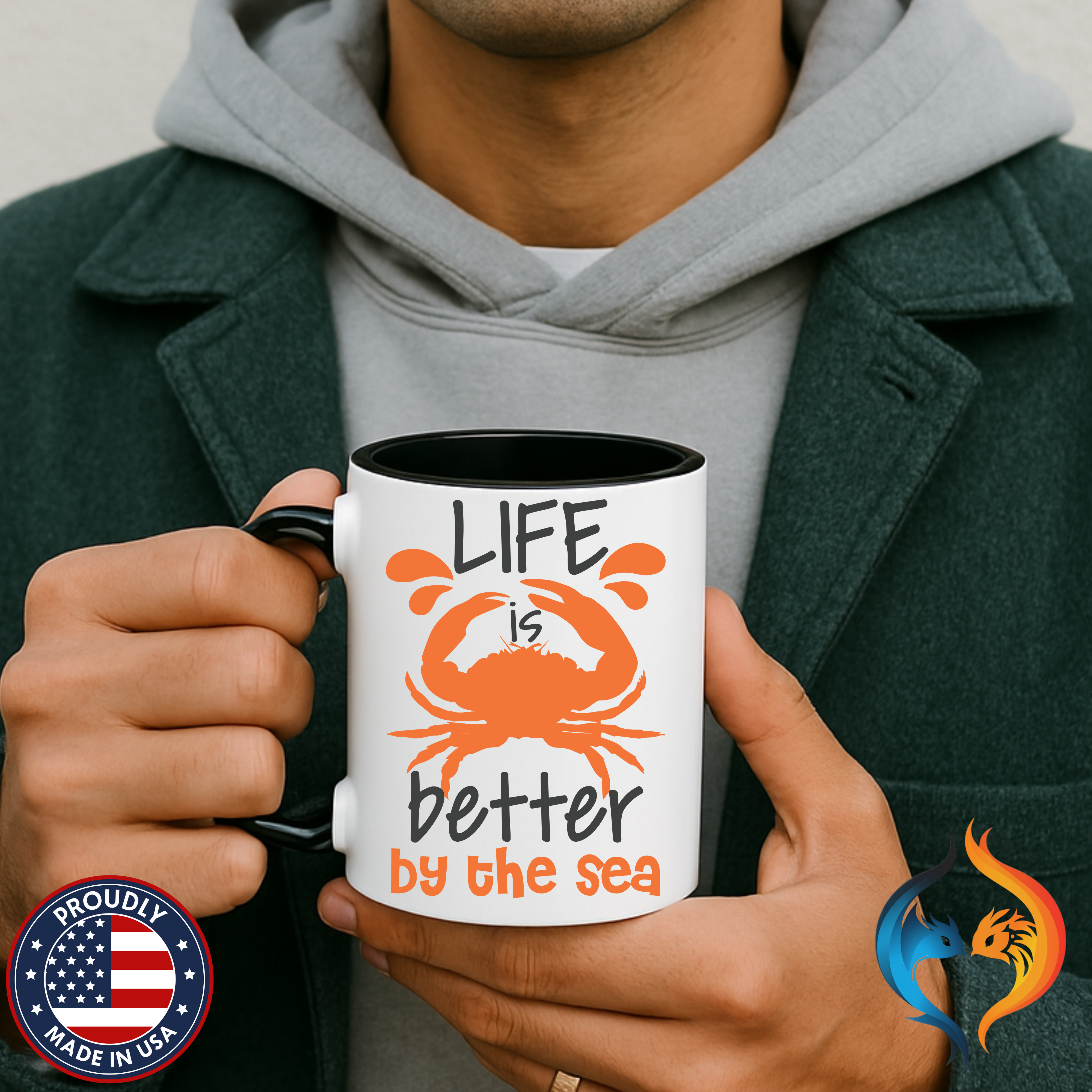 Life is Better by the Sea Mug Product Photo | Nutty Designs
