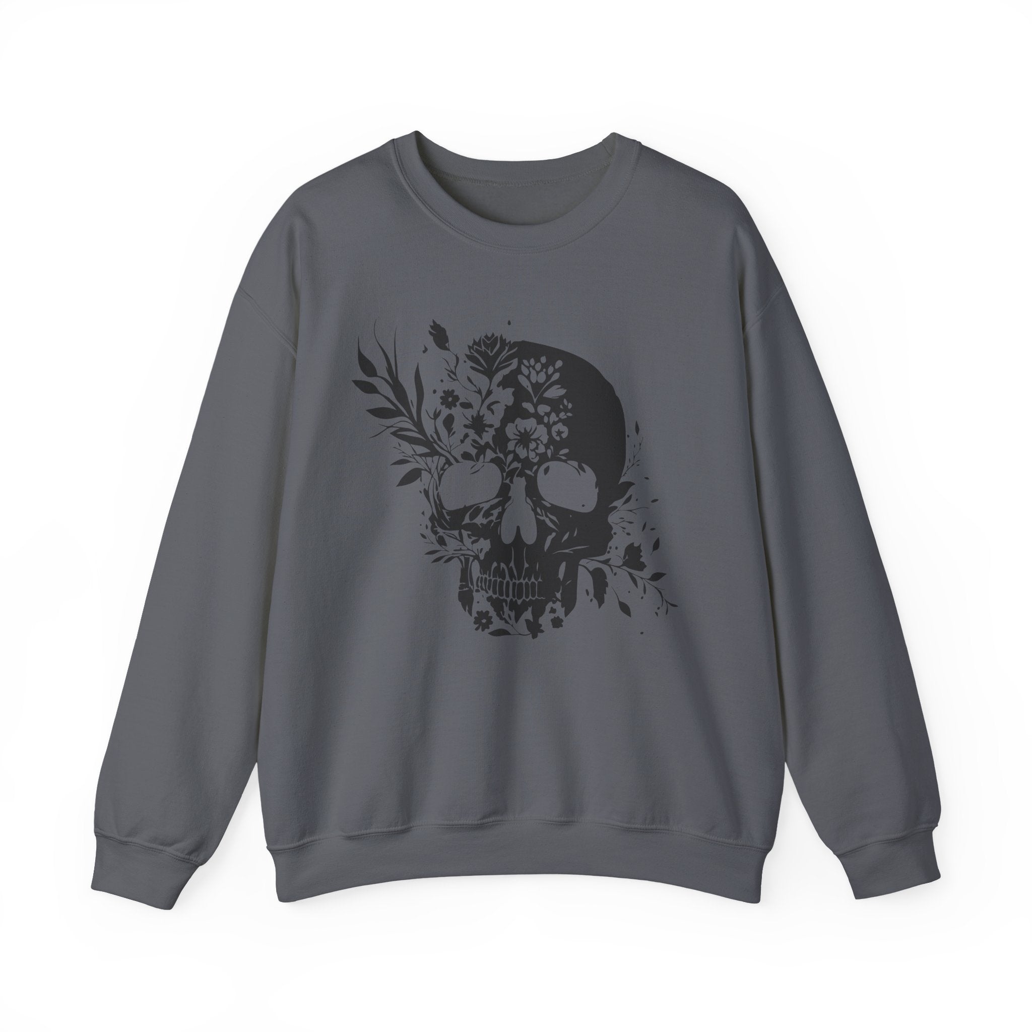 Skull Growing Flowers sweatshirt