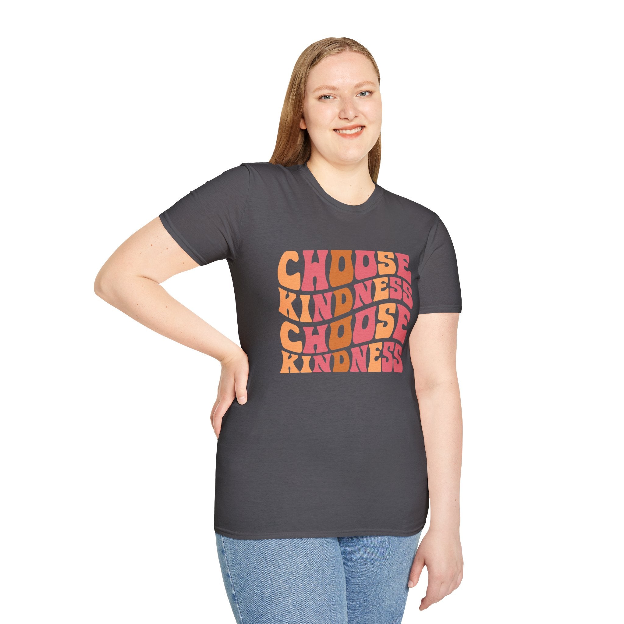 Groovy Choose Kindness Cotton T-shirt