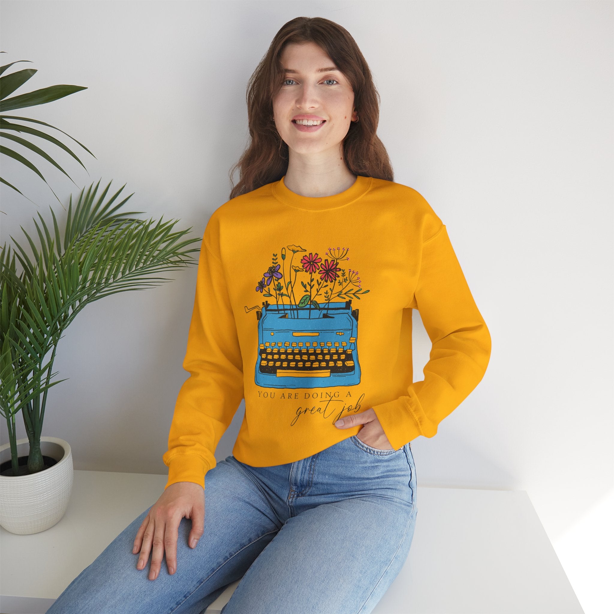 Motivational Crewneck Sweatshirt, You're Doing A Great Job, Positive Vibes Sweatshirt, Encouraging Jumper, Inspirational Clothing, Gift for