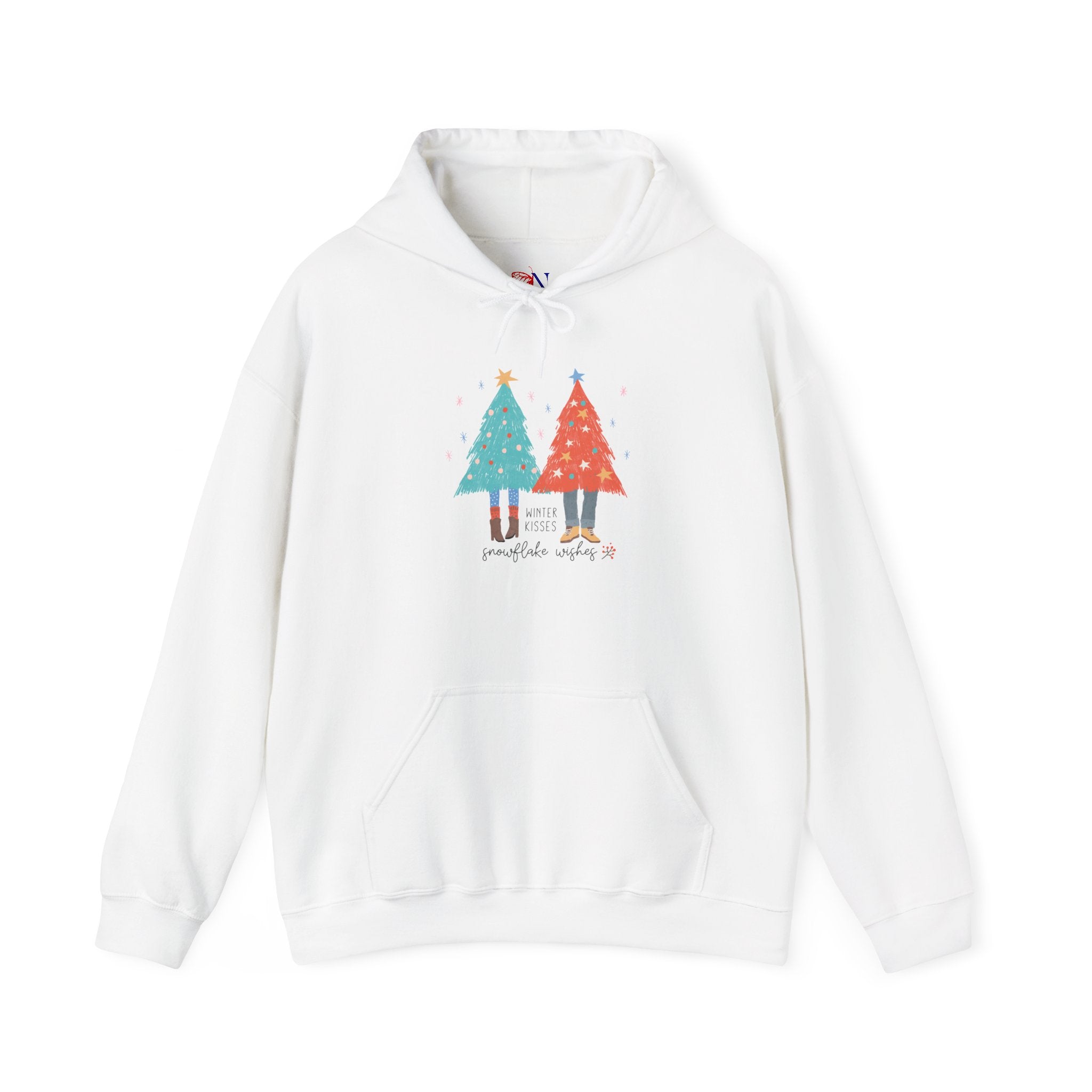 Winter Kisses Snowflake Wishes Hoodie