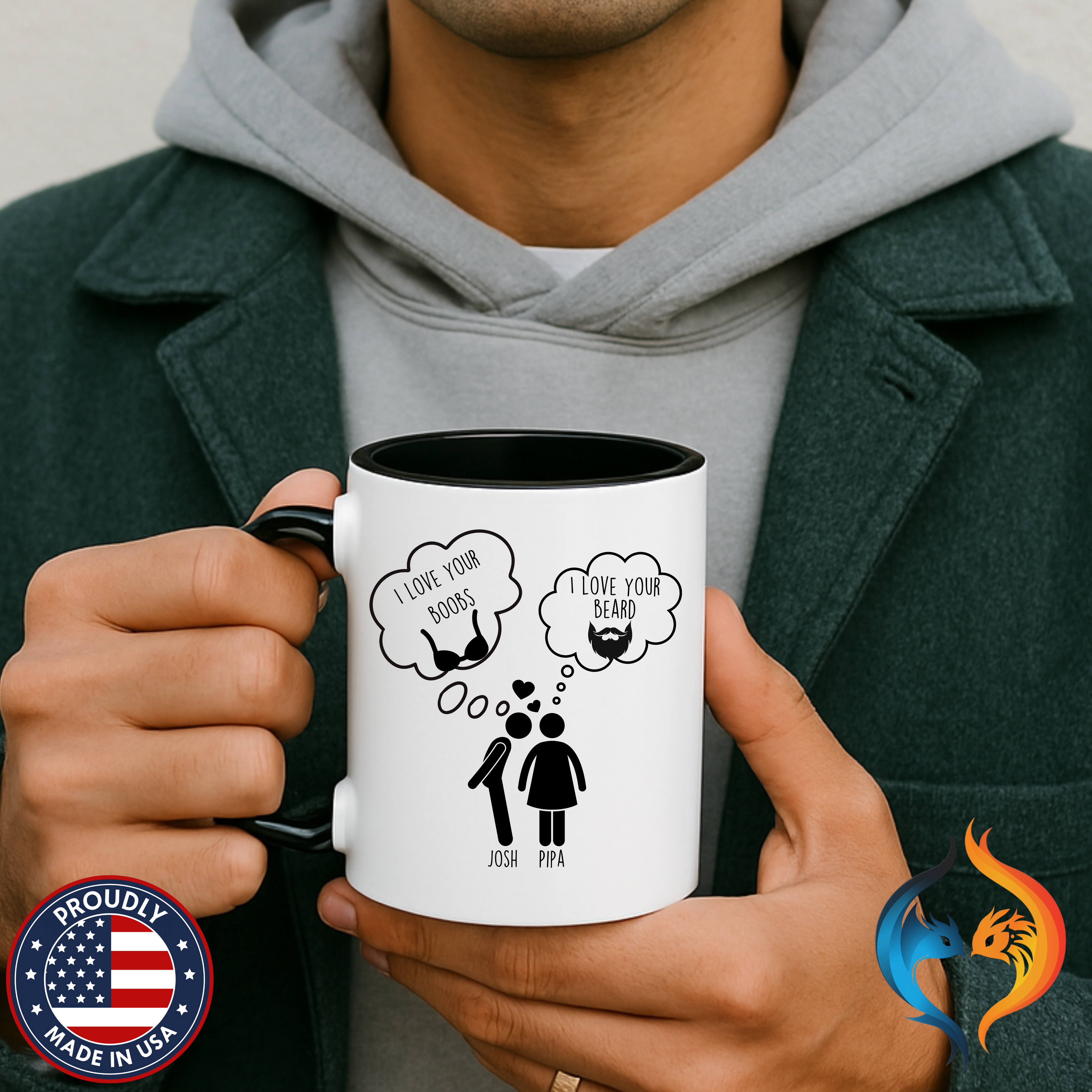 Love Your Beard Mug Product Photo | Nutty Designs