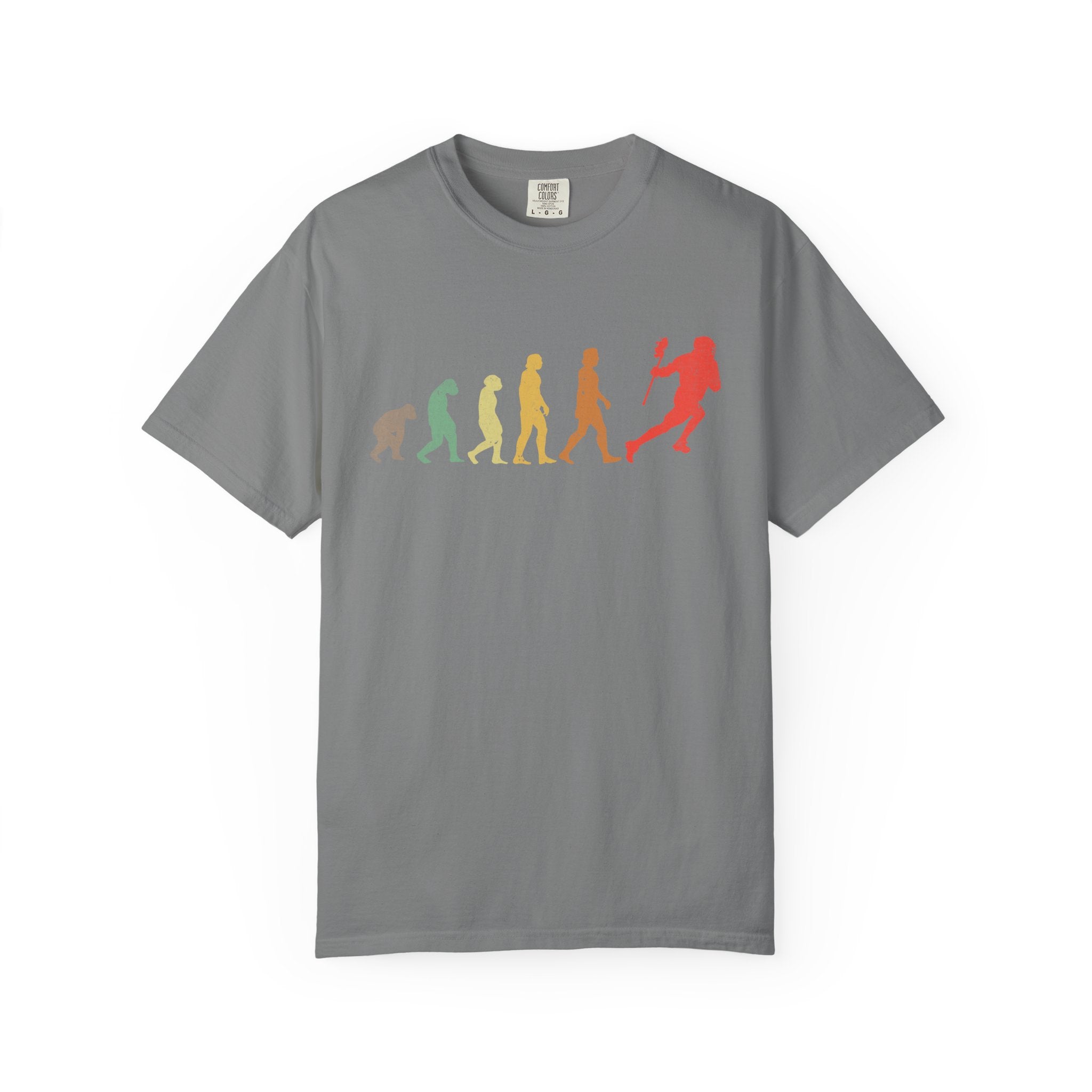 Lacrosse Evolution T-Shirt — "Evolation" Funny Human Evolution Gift