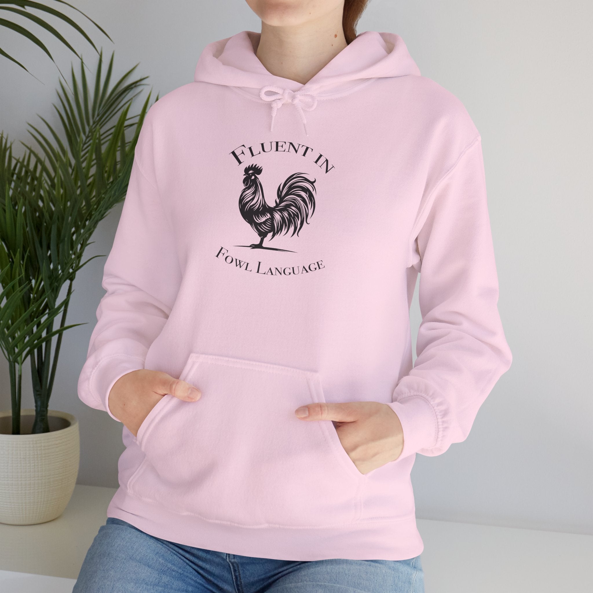 Rooster Farmhouse Hoodie — 'Rise & Shine' Vintage Rooster Graphic Sweatshirt