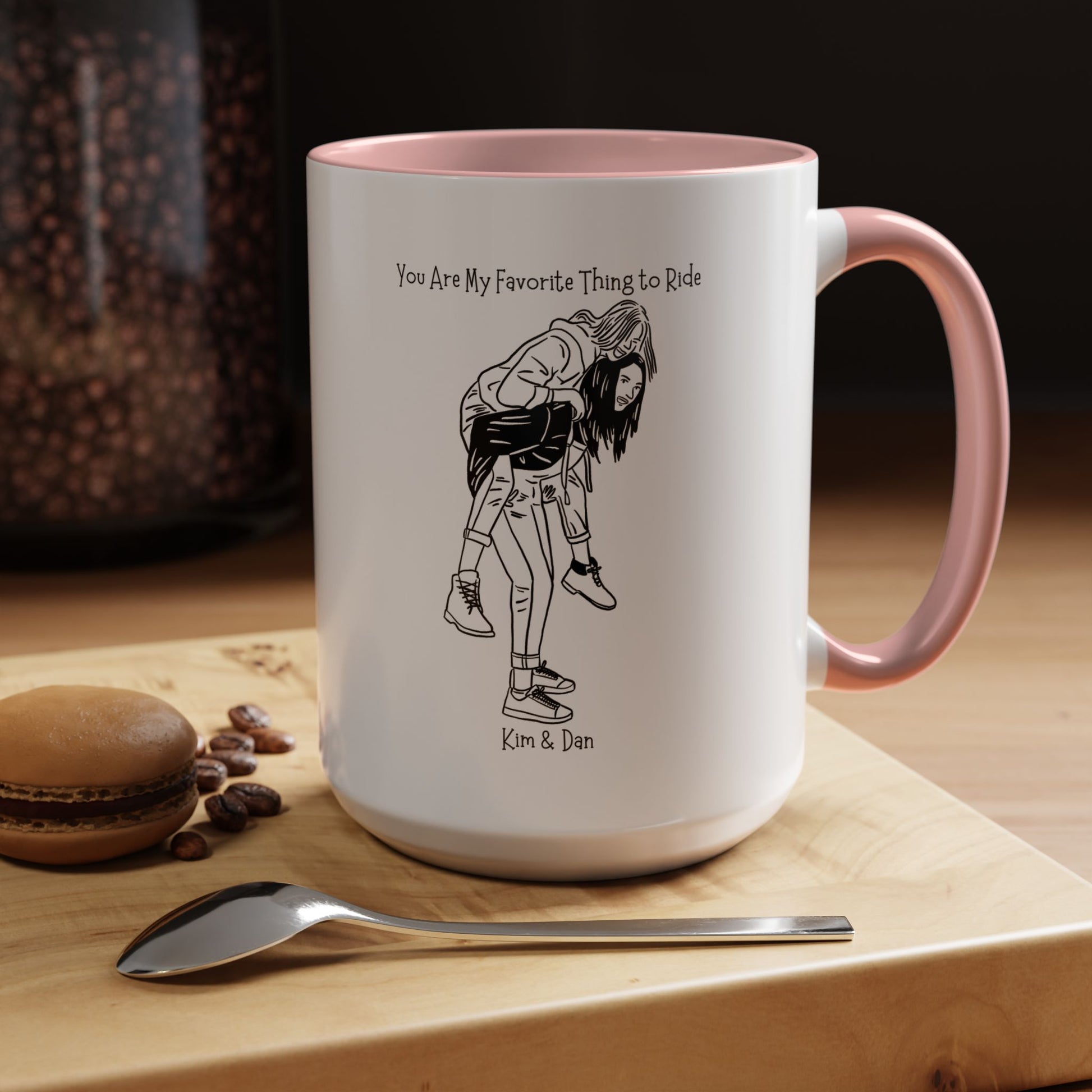 You Are My Favorite Thing To Ride Dirty Valentine Mug Lifestyle Mockup | Nutty Designs