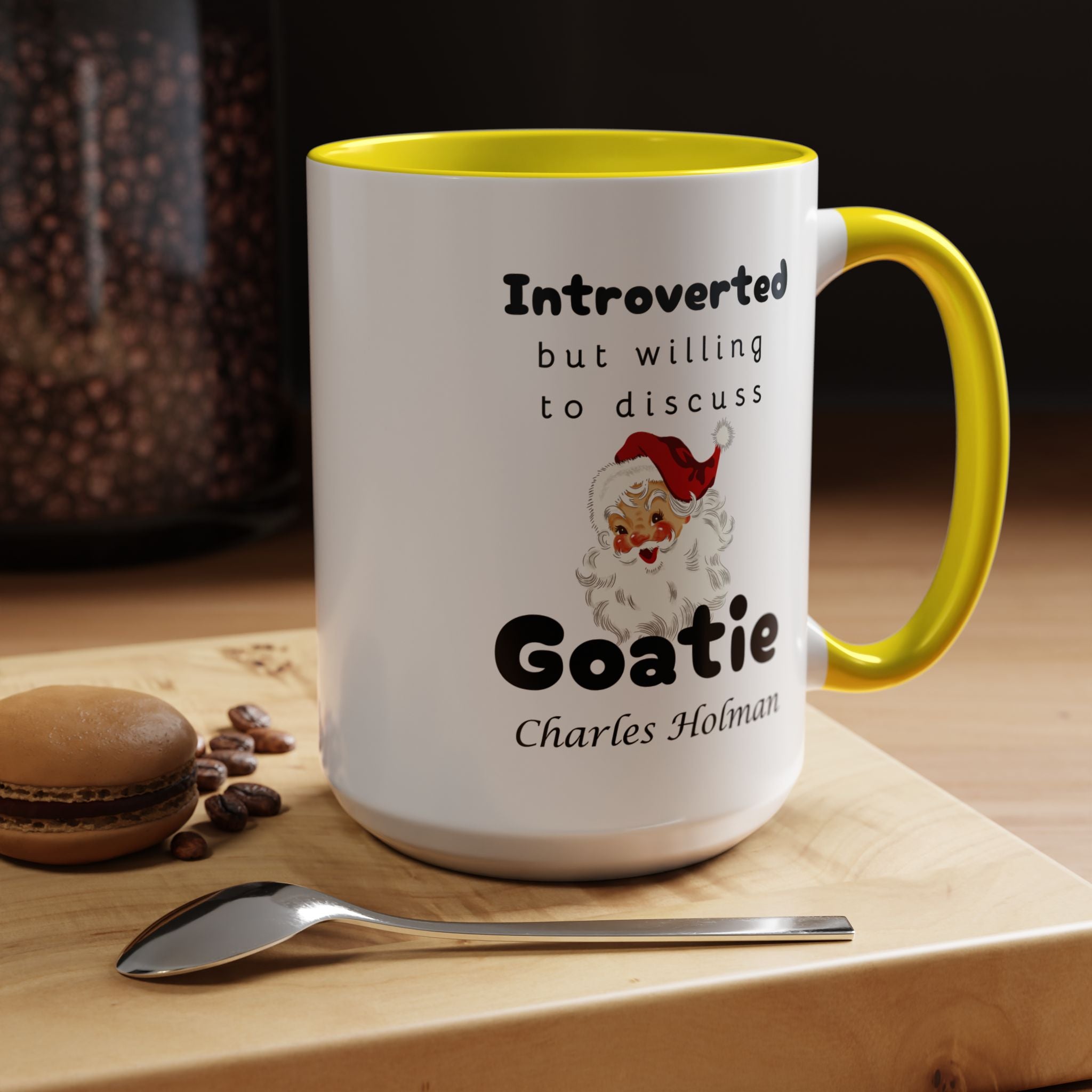 Funny Goatie & Santa Claus Beard Personalized Coffee Mug
