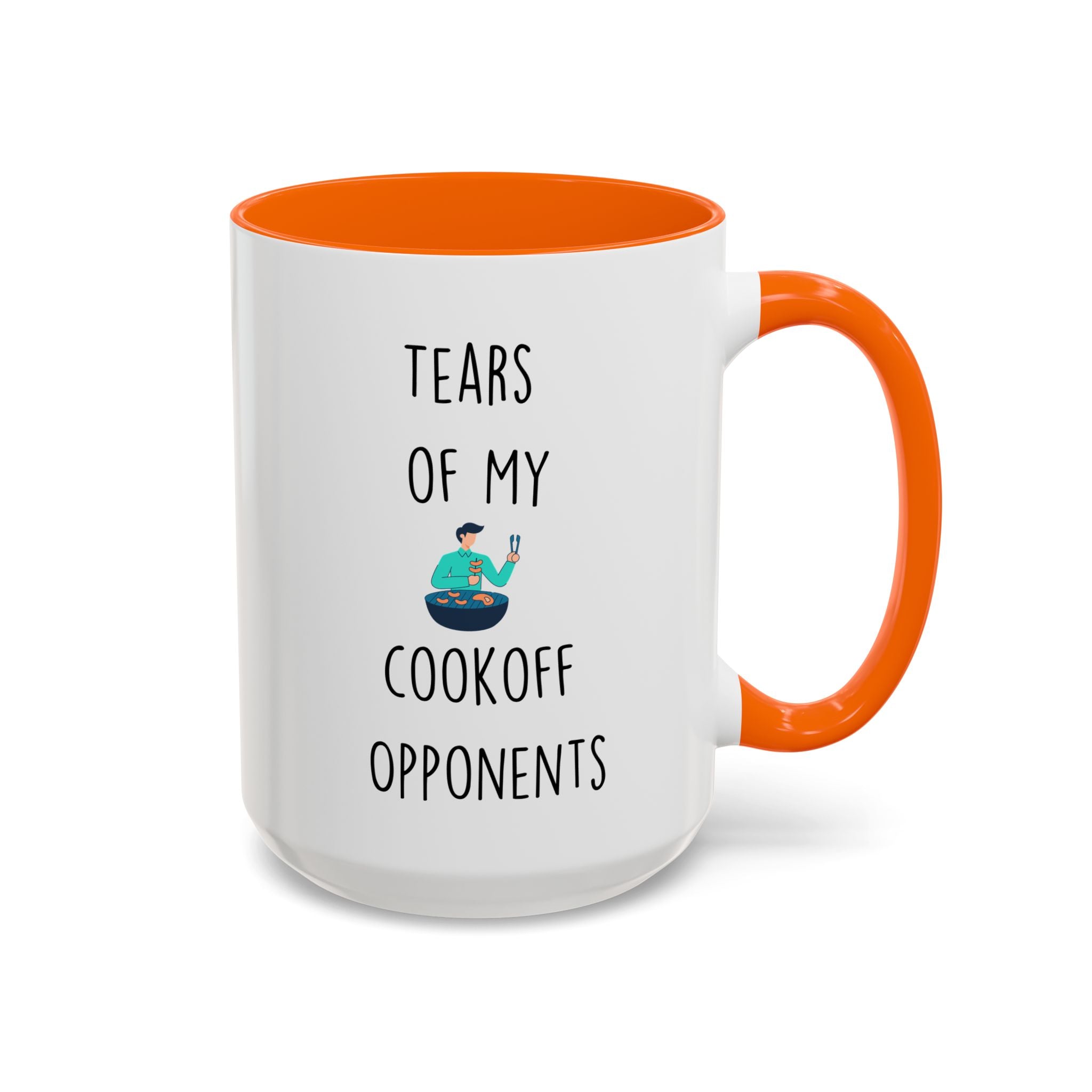 Funny Coffee Mug, Personalized Mug, Tears Of My Cookoff Opponents, Accent Cup (11, 15oz), Sarcastic Mug,  Tea Coffee Cup, Gift Under 20
