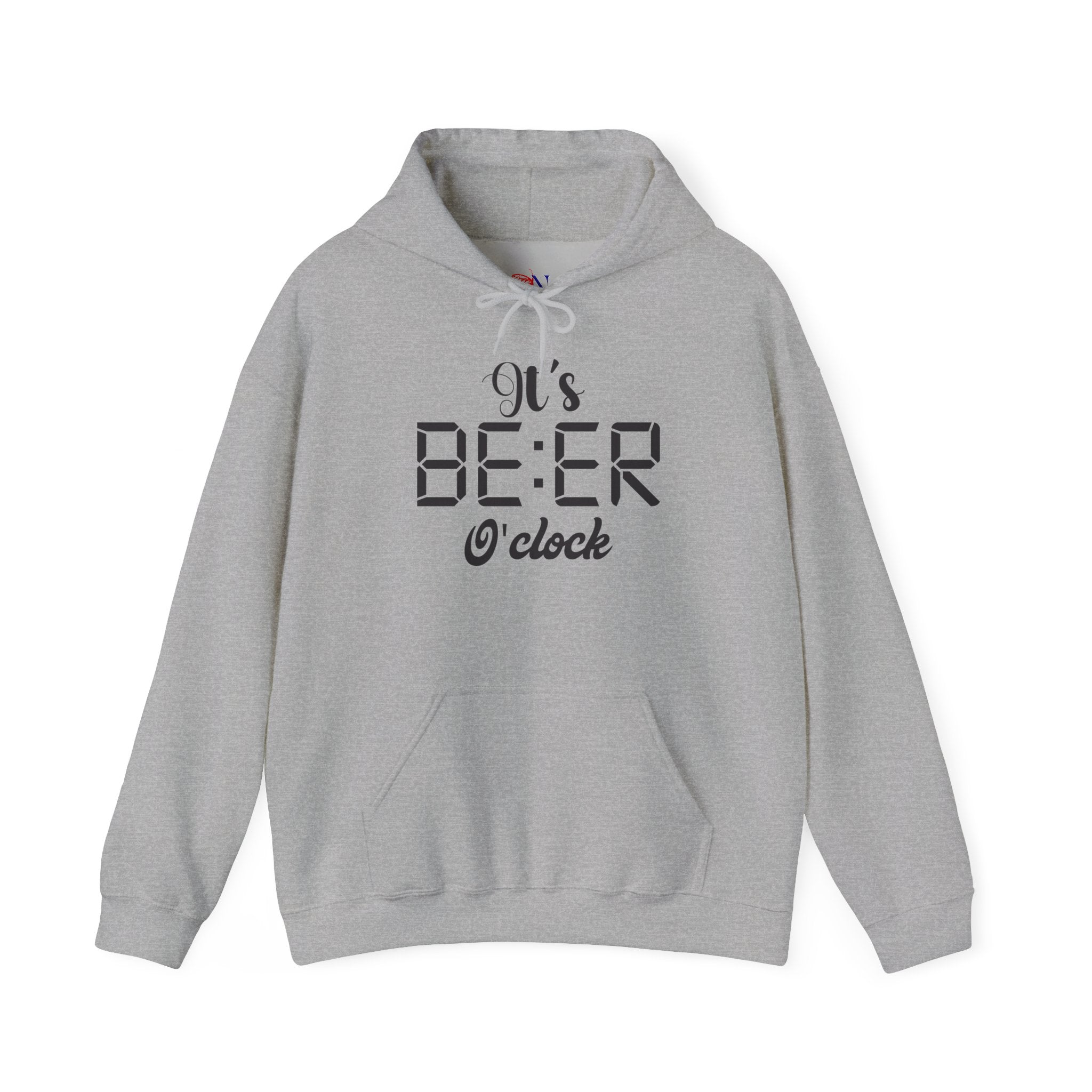 Beer O'Clock Hoodie - "It's Beer O'clock" Graphic Pullover