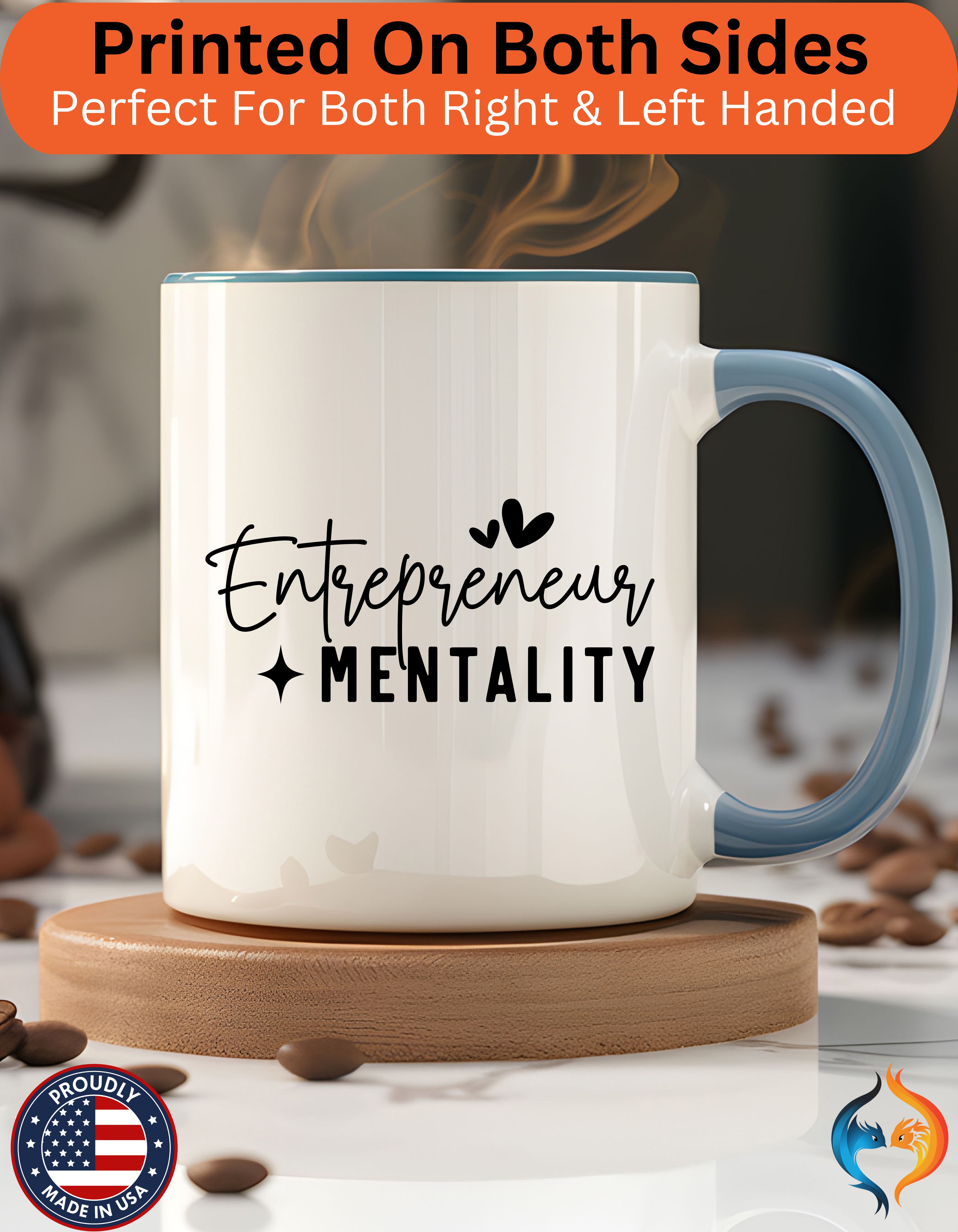 Entrepreneur Mentality Mug Product Photo | Nutty Designs