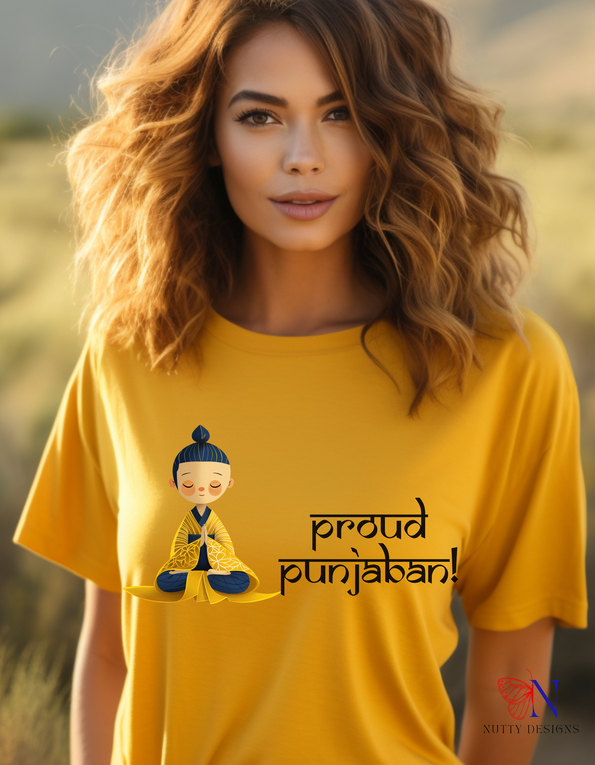 Proud Punjaban / T-Shirt Lifestyle Mockup | Nutty Designs