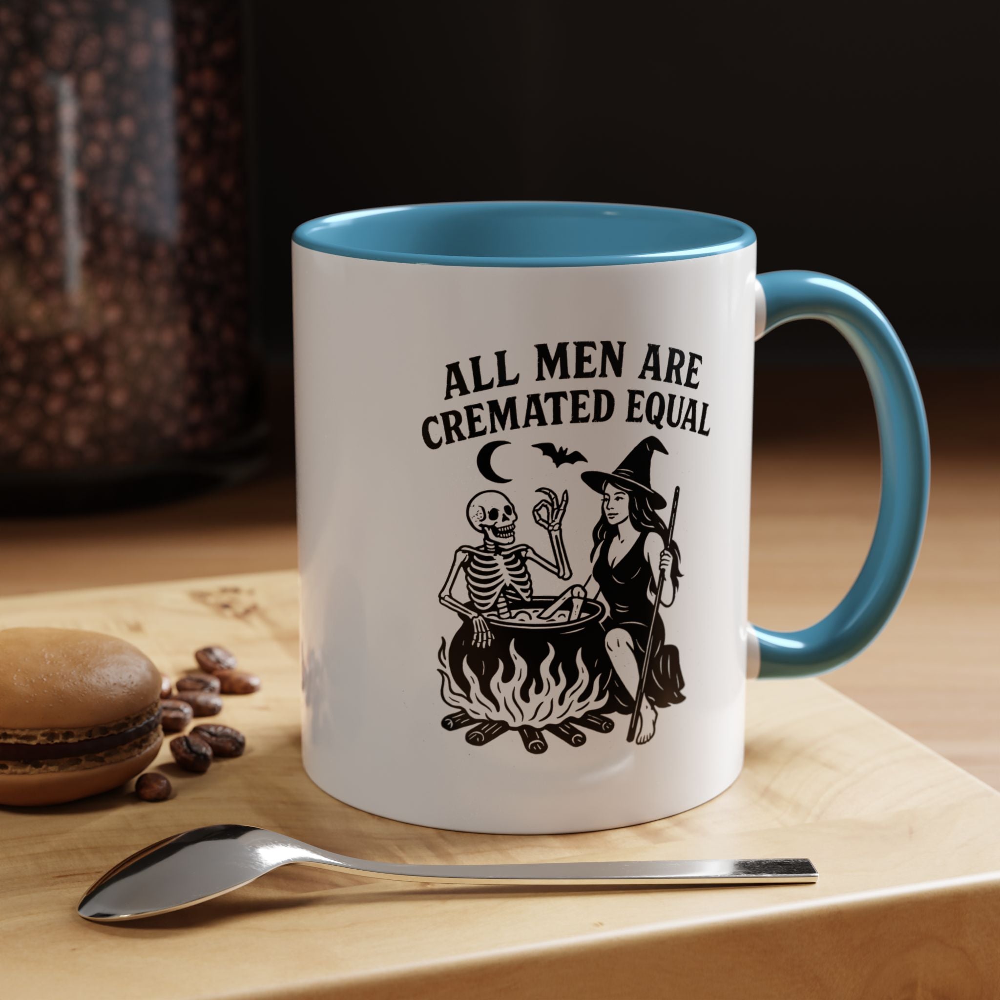 All Men Are Cremated Equal | Funny Coffee Mug, Sarcastic Tea Cup, Unique Gift Idea