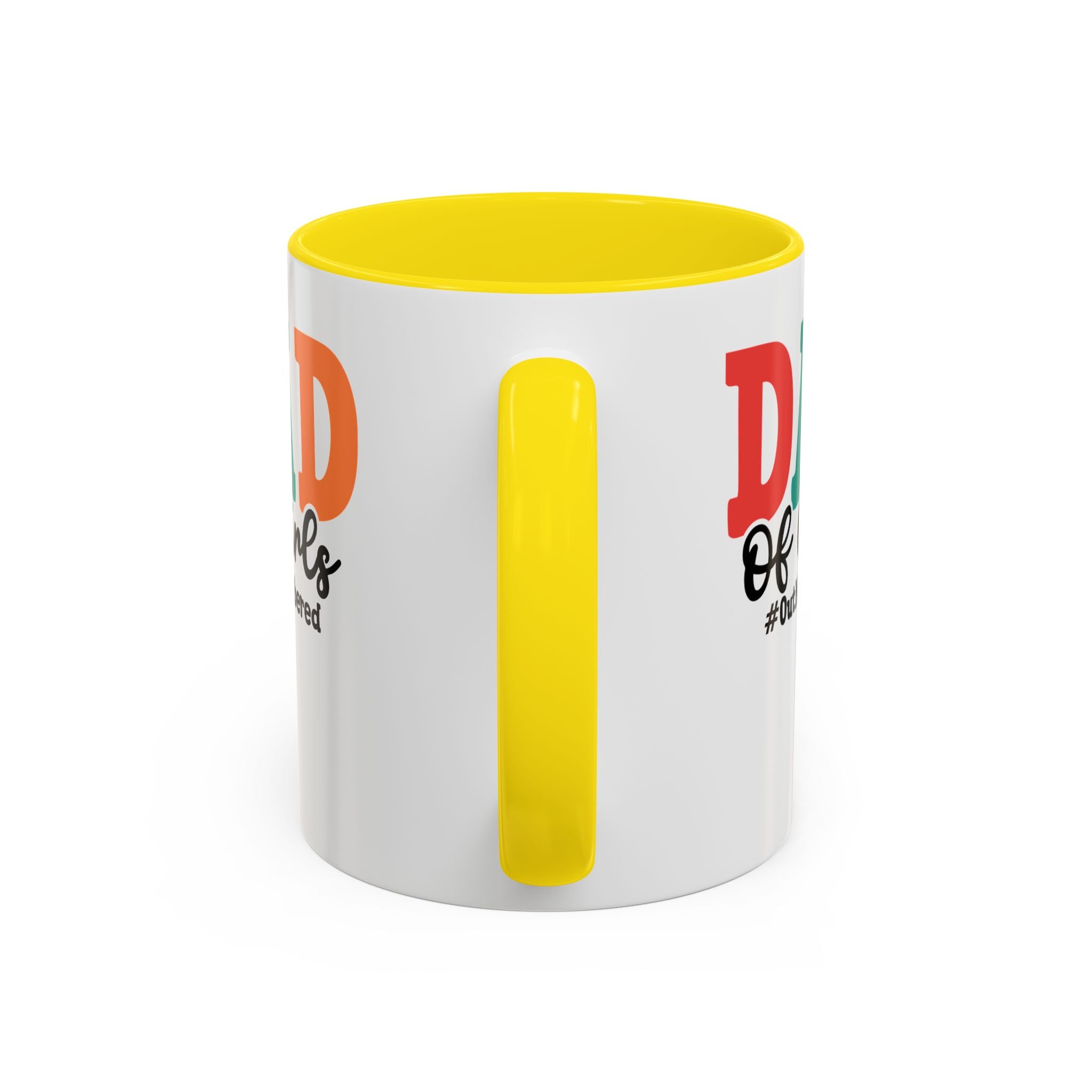 Dad of girls #outnumbered Mug - Funny Dad Gift