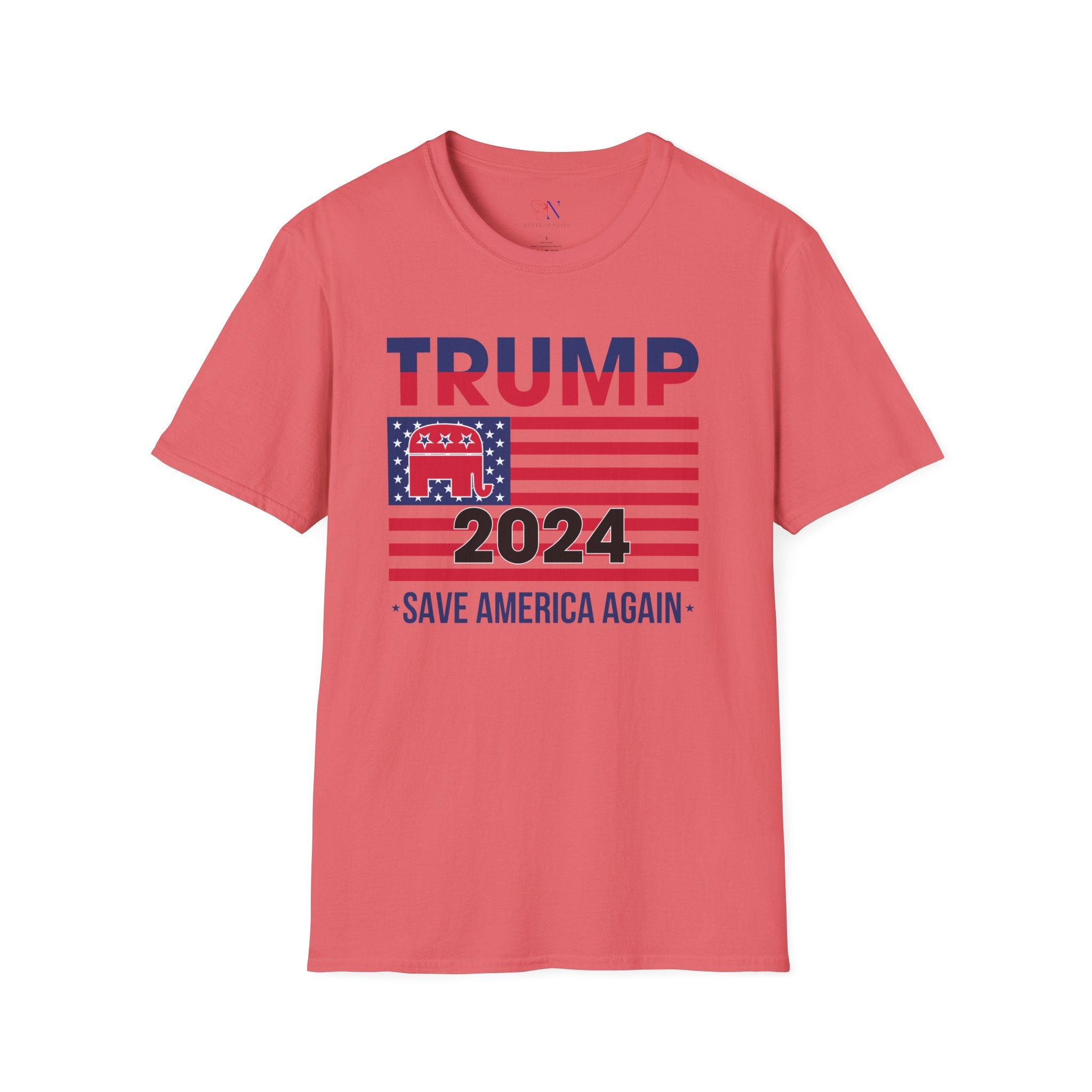 Trump GOP 2024 Save America Again, MAGA Supporter Gift Tshirt, GOP Presidential Election 2024, Trump Vance, Patriotic Tee,  American Pride