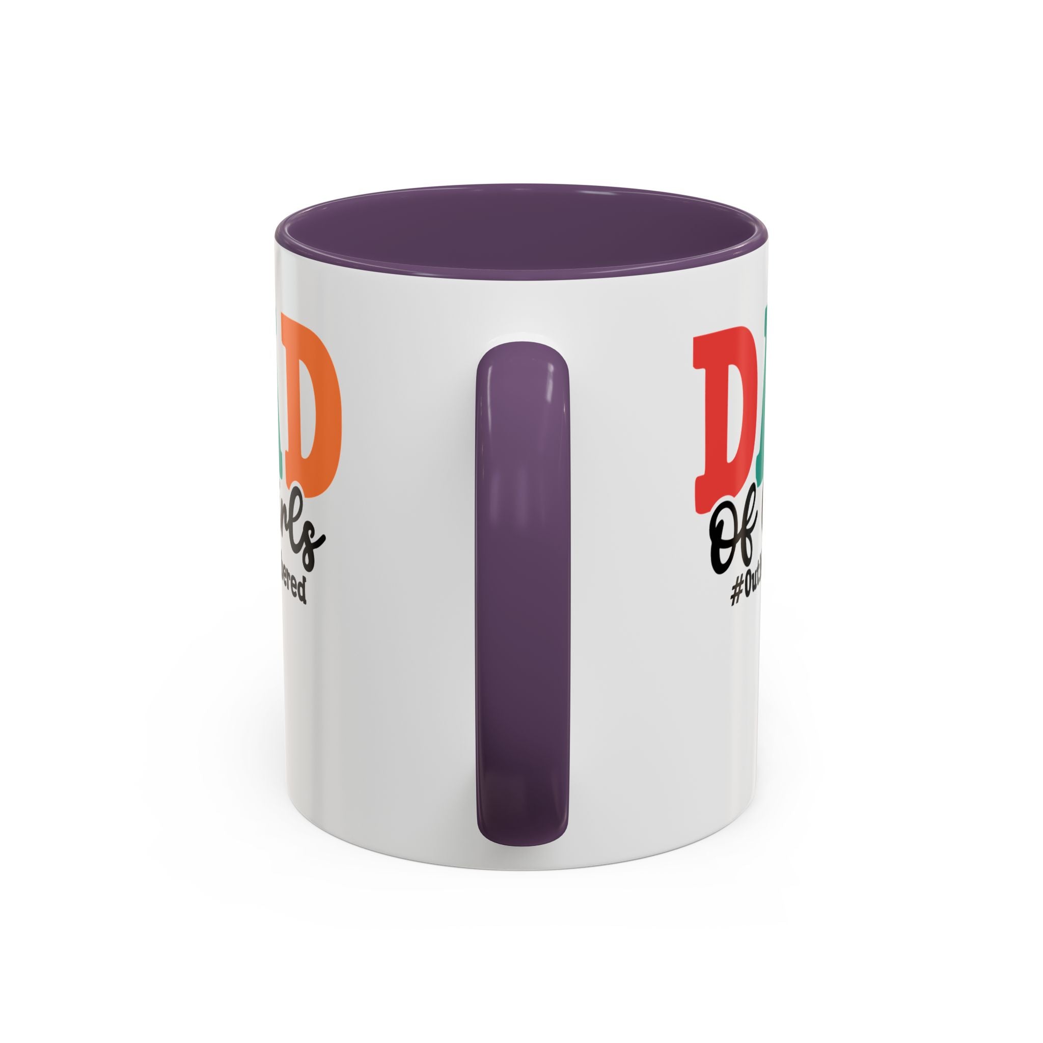 Dad of girls #outnumbered Mug - Funny Dad Gift