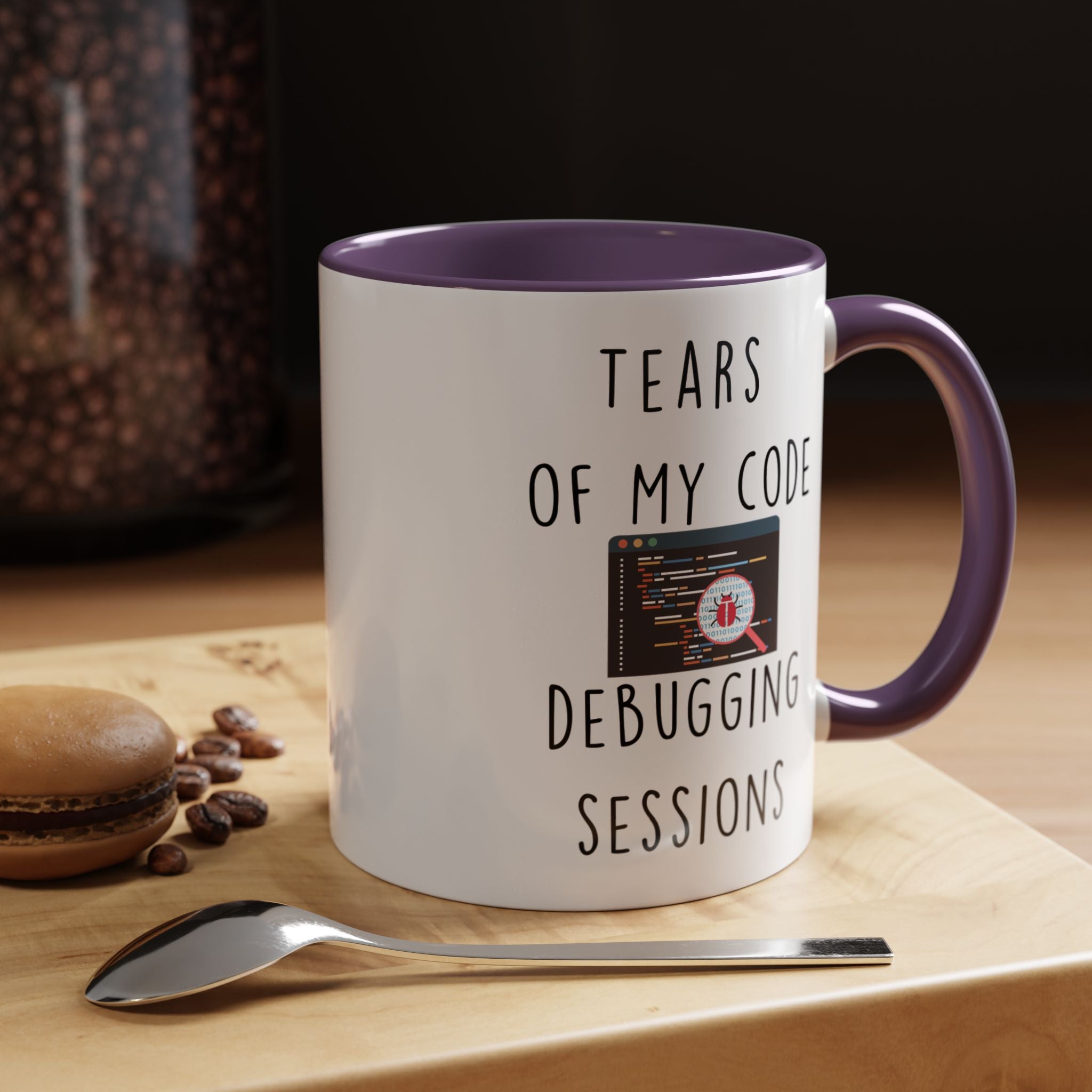 Funny Coffee Mug, Personalized Mug, Tears Of My Code Debugging Sessions, Accent Cup (11, 15oz), Sarcastic Mug,  Tea Cup, Gift Under 20