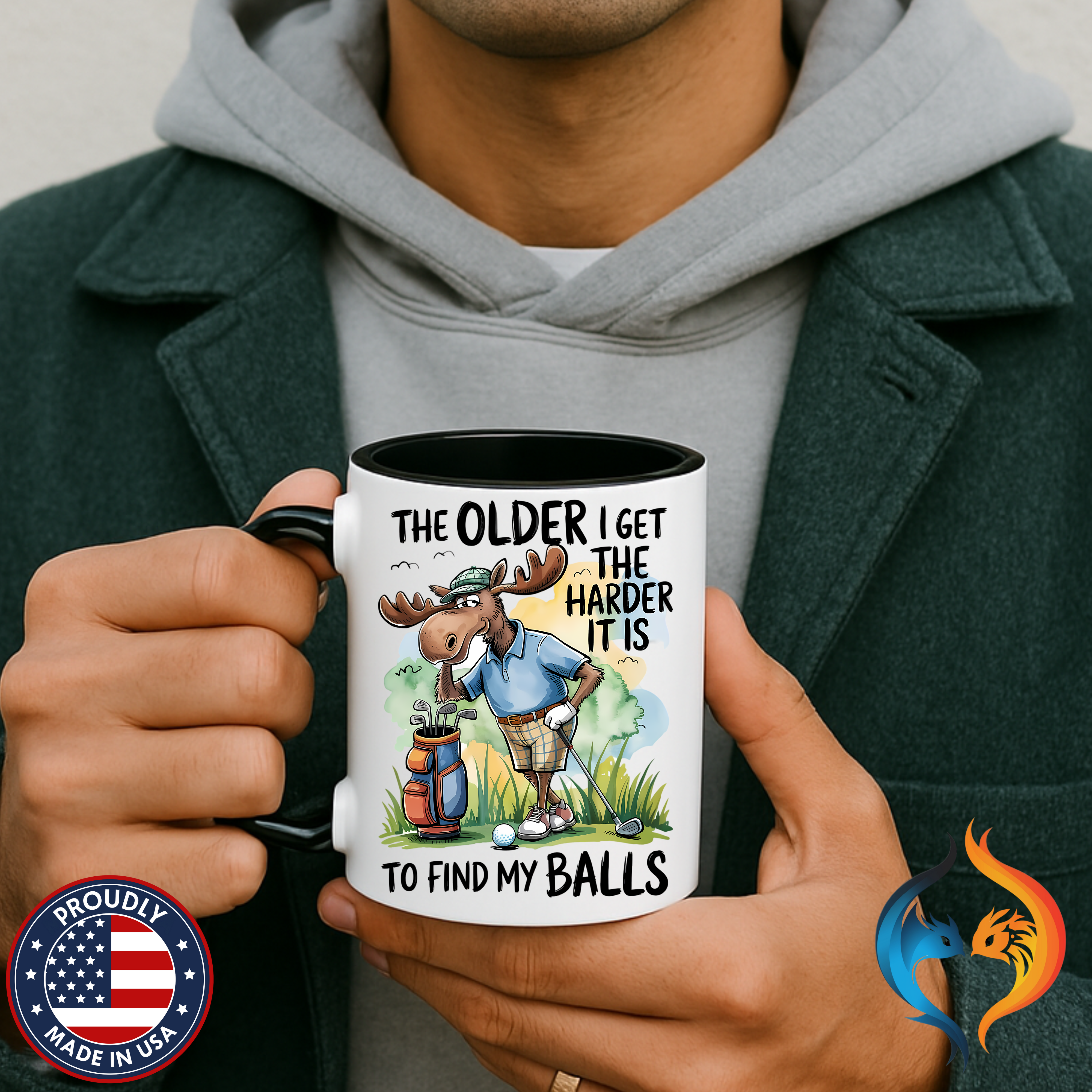 The Older I Get Mug Product Photo | Nutty Designs