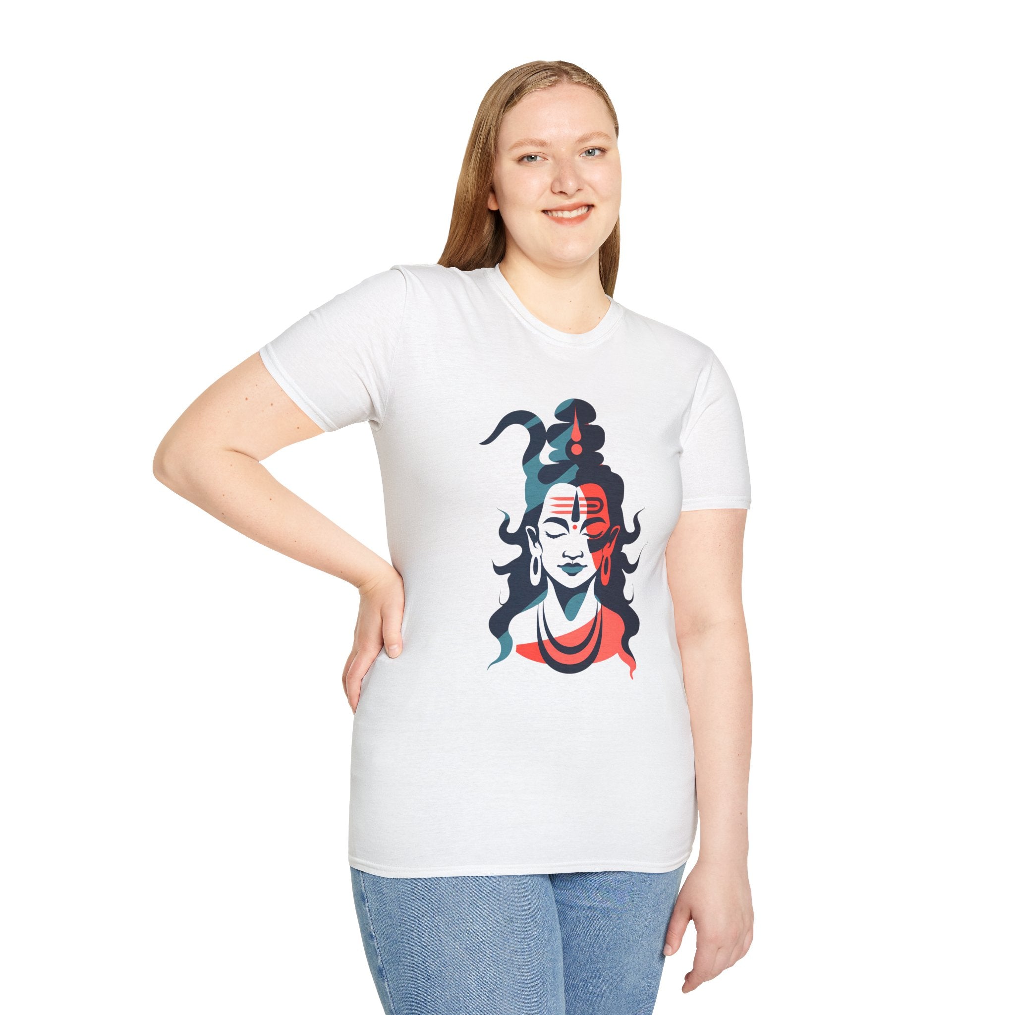 Lord Shiva , Hinduism Religious The Devine God T-Shirt Lifestyle Mockup | Nutty Designs
