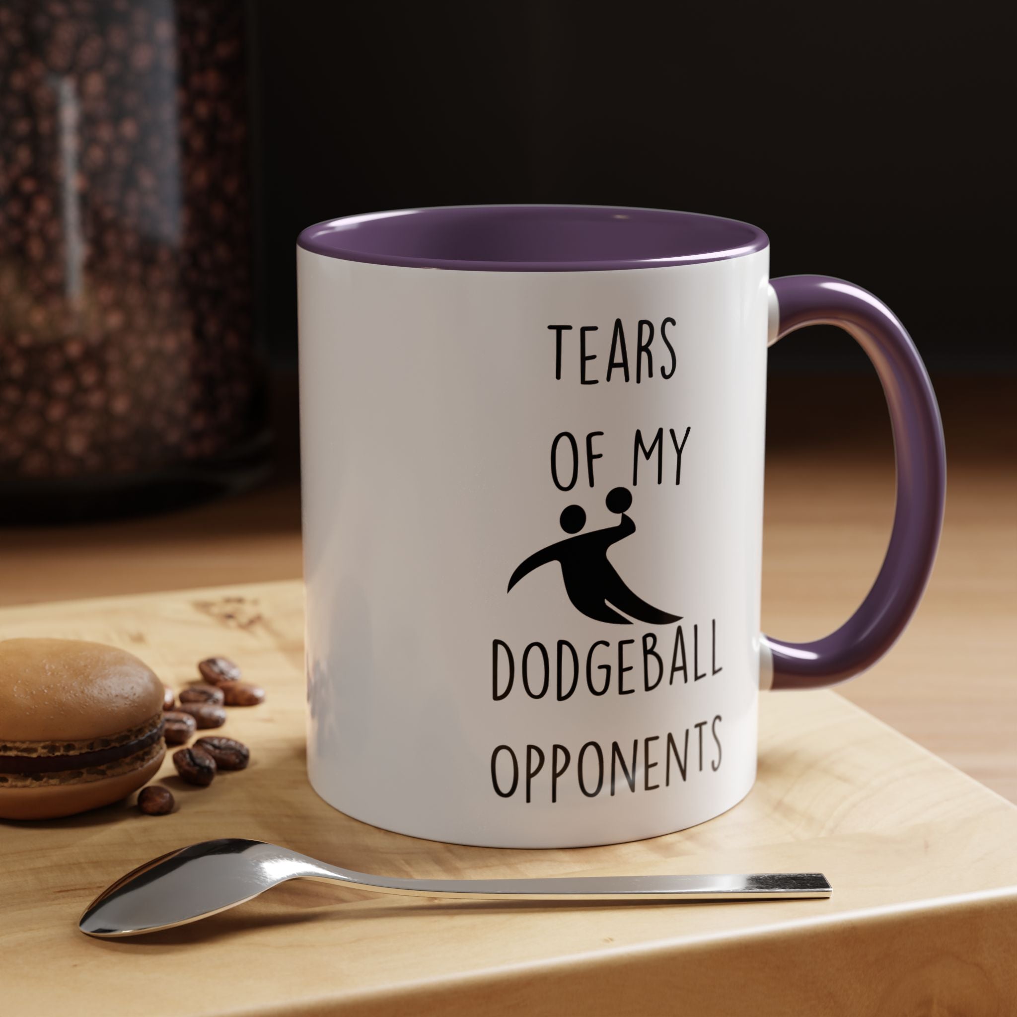 Funny Coffee Mug, Personalized Mug, Tears Of My Dodgeball Opponents, Accent Cup (11, 15oz), Sarcastic Mug,  Tea Coffee Cup, Gift Under 20