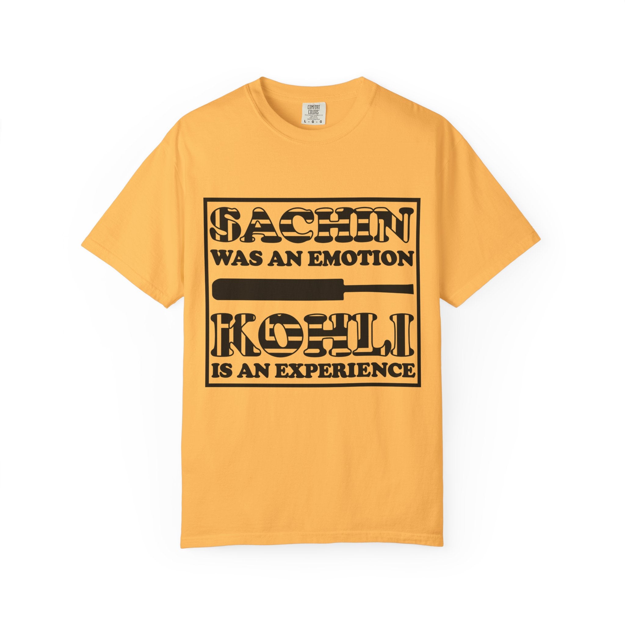 Sachin Was An Emotion, Kholi Is An Experience, unique Desi funny Cricket lover gift tshirt, IPL/T20 world cup tees Unisex T-shirt
