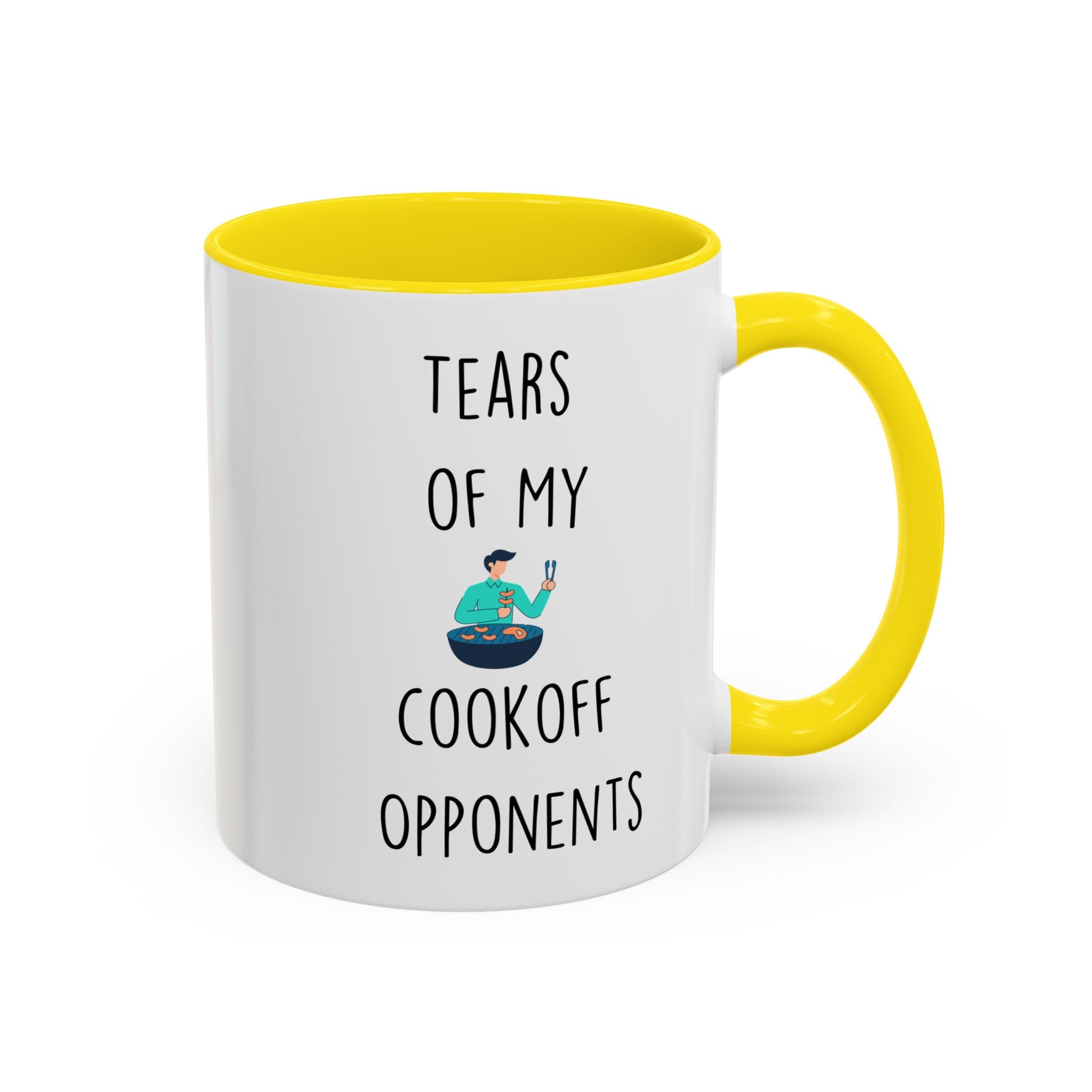 Funny Coffee Mug, Personalized Mug, Tears Of My Cookoff Opponents, Accent Cup (11, 15oz), Sarcastic Mug,  Tea Coffee Cup, Gift Under 20