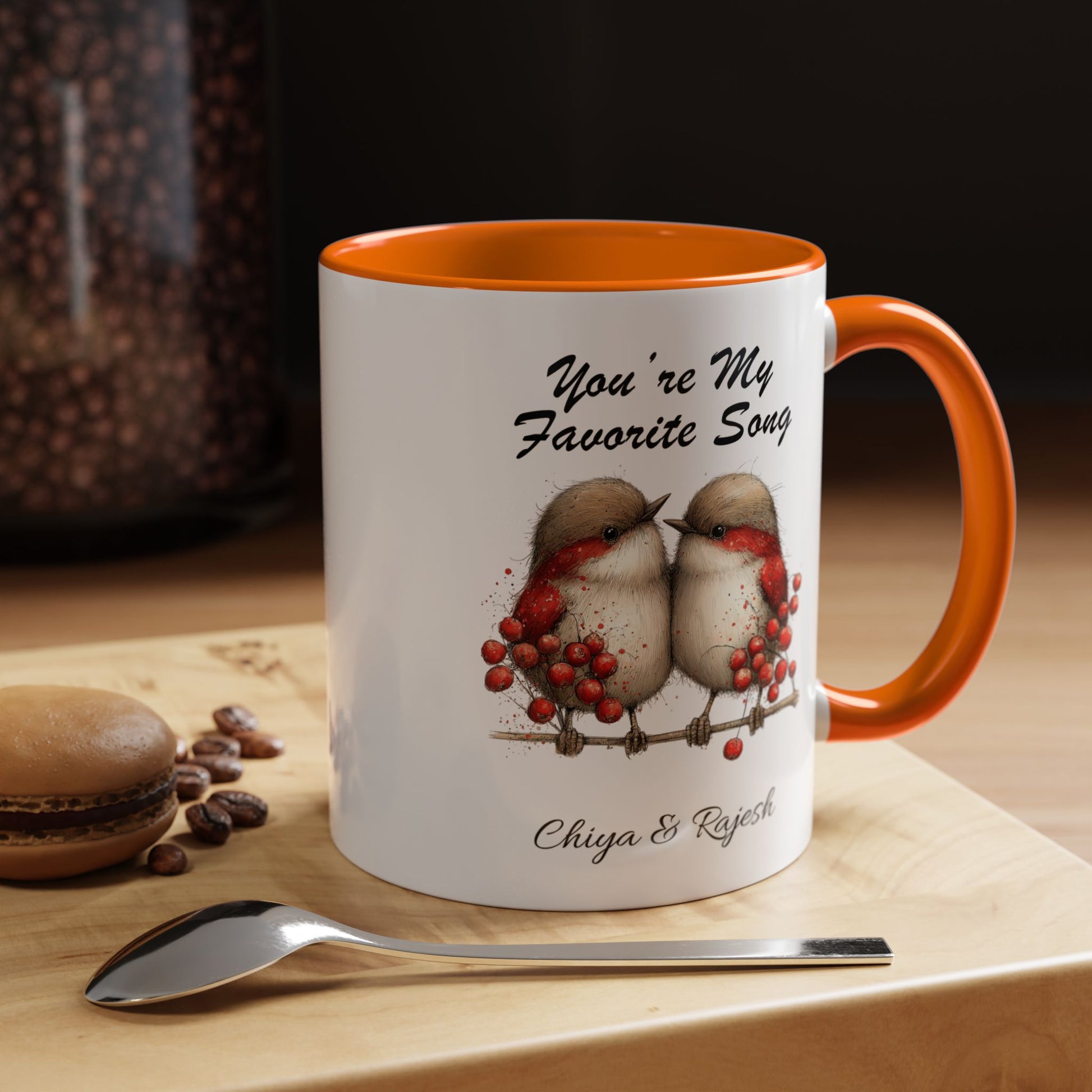 You Are My Favorite Song Robin Couple , Valentine's Day Love Mug Lifestyle Mockup | Nutty Designs