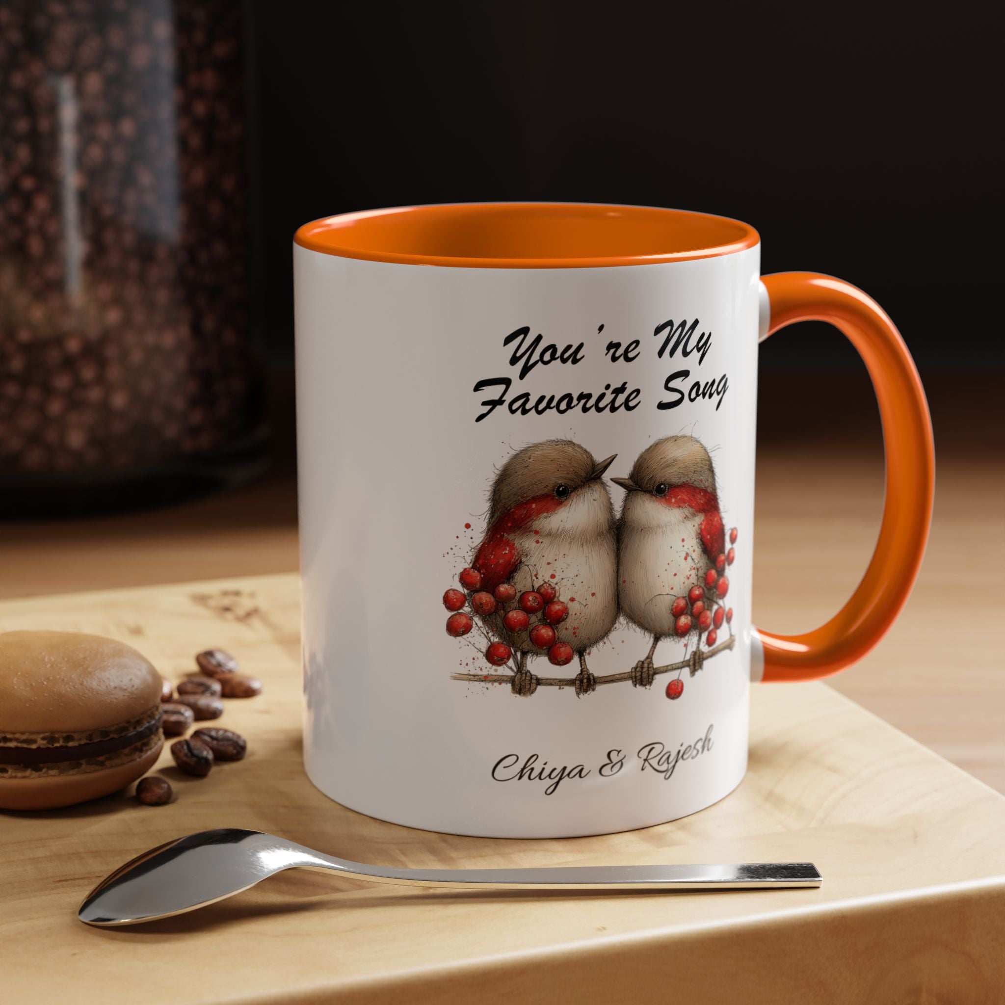 You Are My Favorite Song Robin Couple , Valentine's Day Love Mug Lifestyle Mockup | Nutty Designs