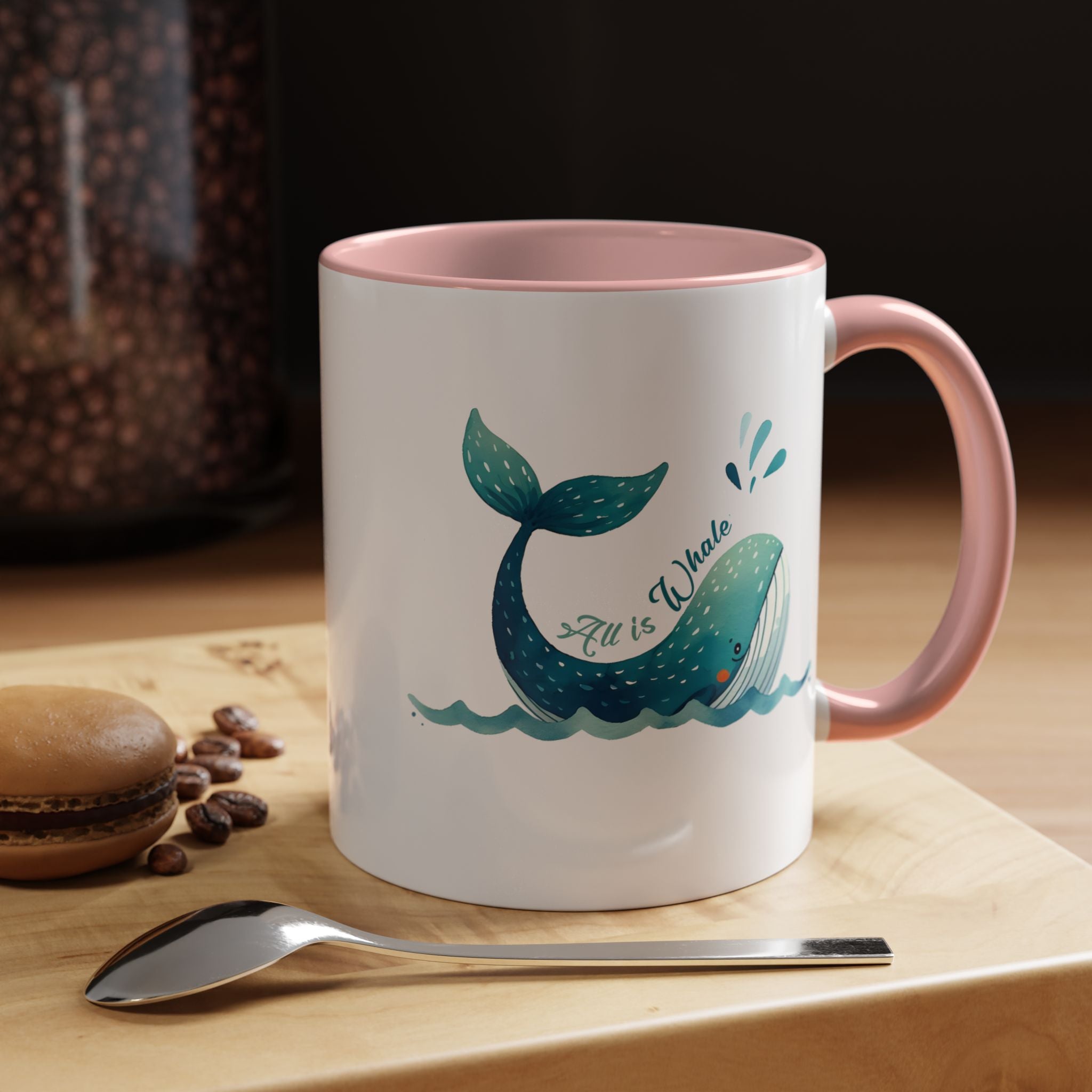 Funny Whale Accent Mug