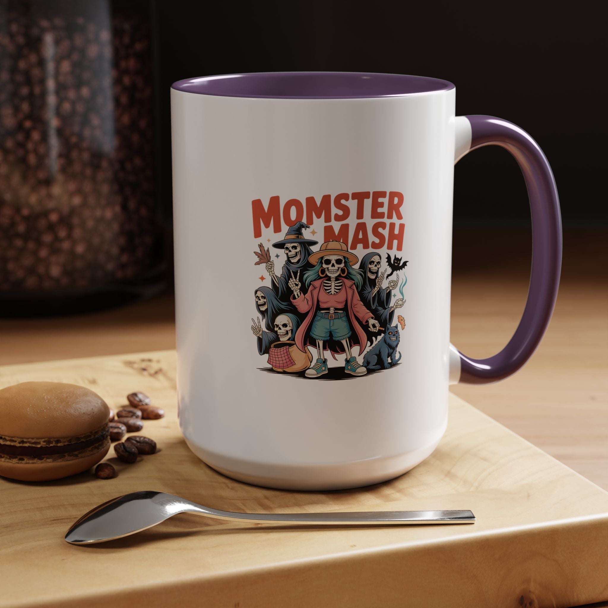 Momster Mash | Funny Coffee Mug, Sarcastic Tea Cup, Unique Gift Idea