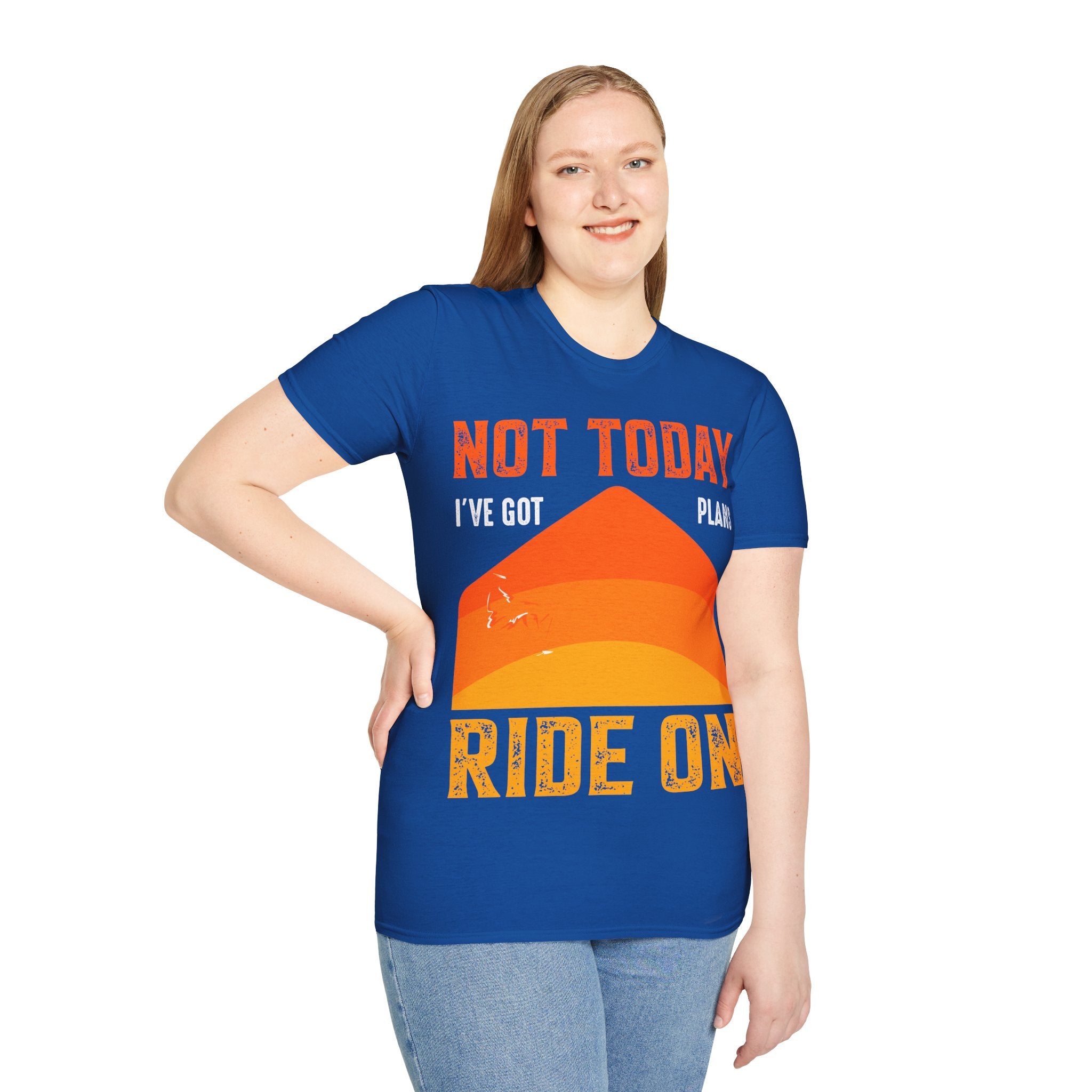 Not Today, I've Got Plans, Ride On, Biking Retro style gift Tshirt, Bikers Tee, Bike Lover Gift, Bicycle Sport, Gift for him Unisex T-shirt