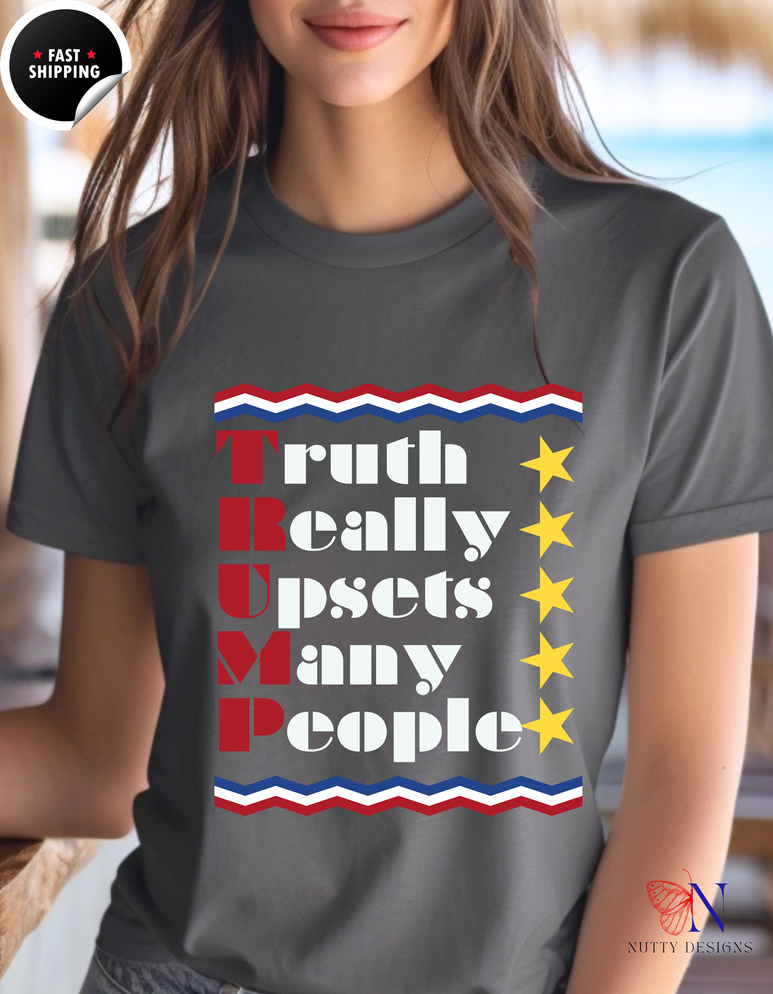 Trump - Truth Really Upsets Many People, Donald Trump Election Rally Merch Shirt, MAGA Lover Gift