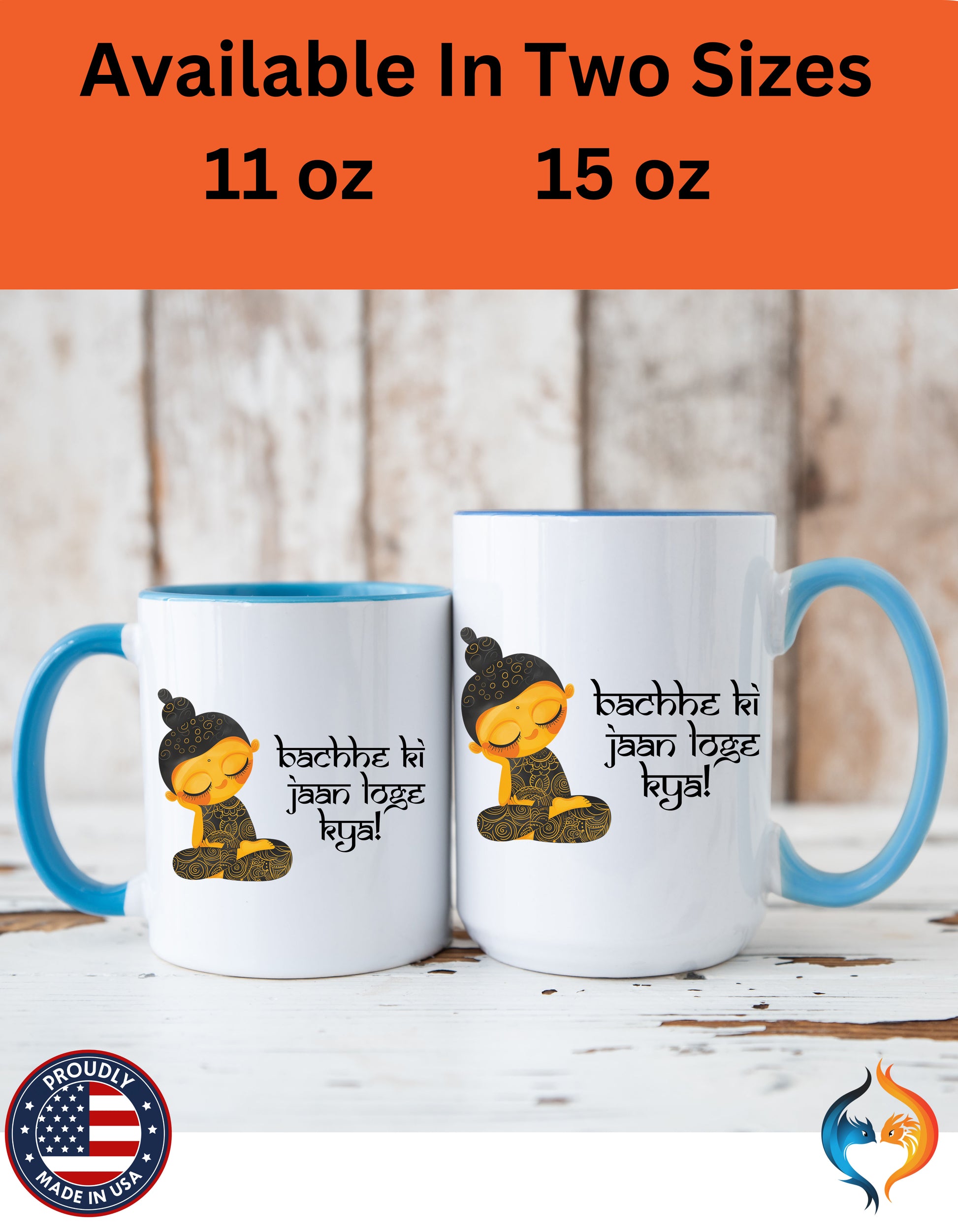 Roots 'Bachhe Ki Jaan Loge Kya' Cup Mug Lifestyle Mockup | Nutty Designs