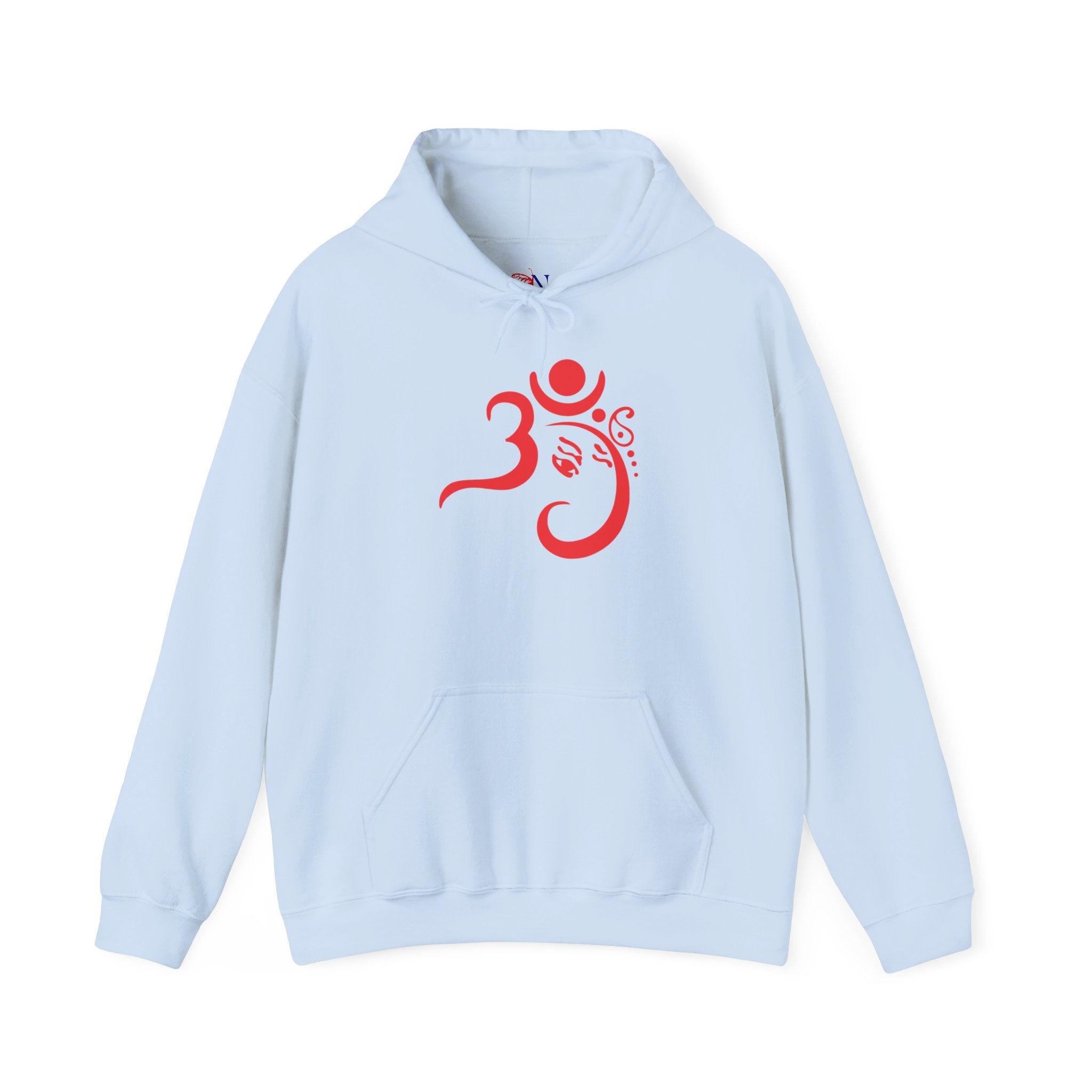 OM Symbol Hoodie – Red Om Yoga Spiritual Sweatshirt
