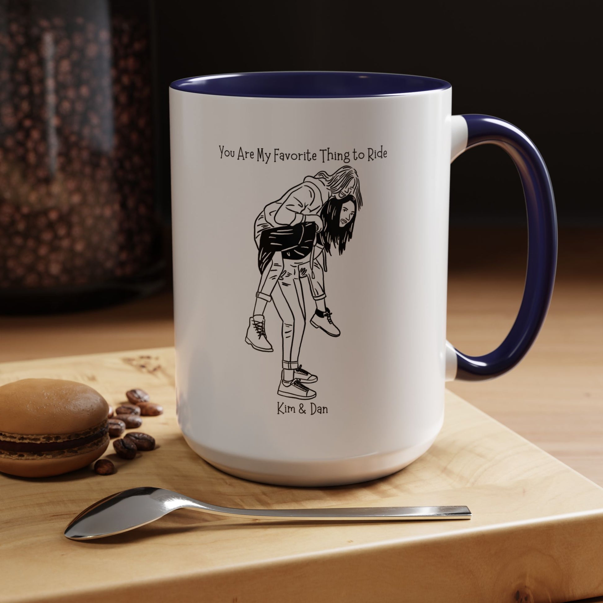 You Are My Favorite Thing To Ride Dirty Valentine Mug Lifestyle Mockup | Nutty Designs