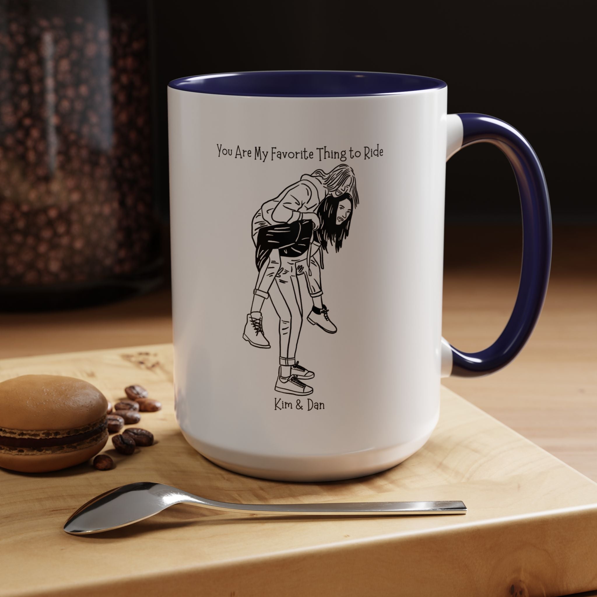 You Are My Favorite Thing To Ride Dirty Valentine Mug Lifestyle Mockup | Nutty Designs