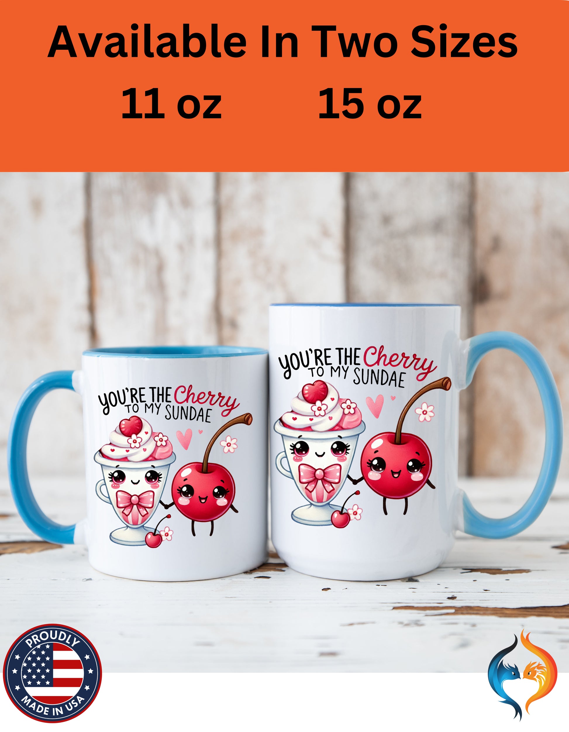 You Are The Cherry To My Sunday Romantic Mug Product Photo | Nutty Designs