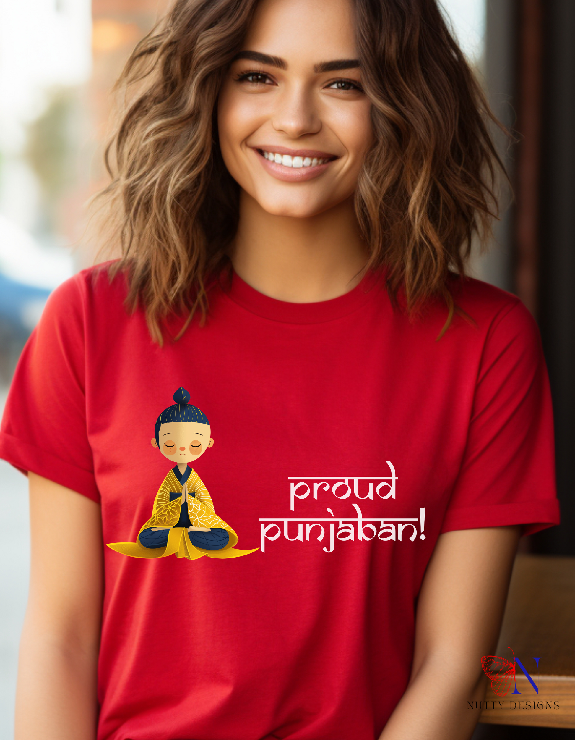 Proud Punjaban / T-Shirt Lifestyle Mockup | Nutty Designs
