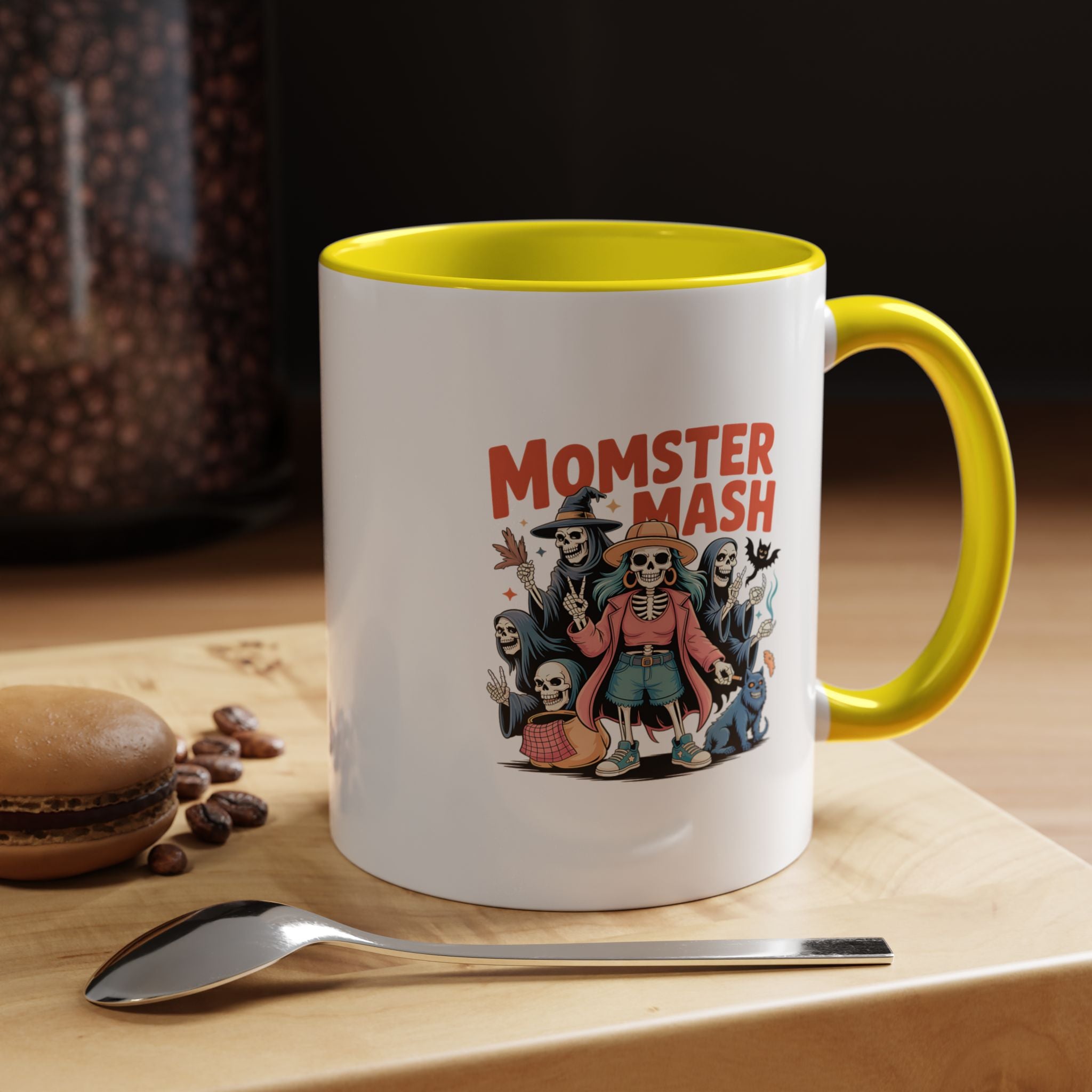Momster Mash | Funny Coffee Mug, Sarcastic Tea Cup, Unique Gift Idea