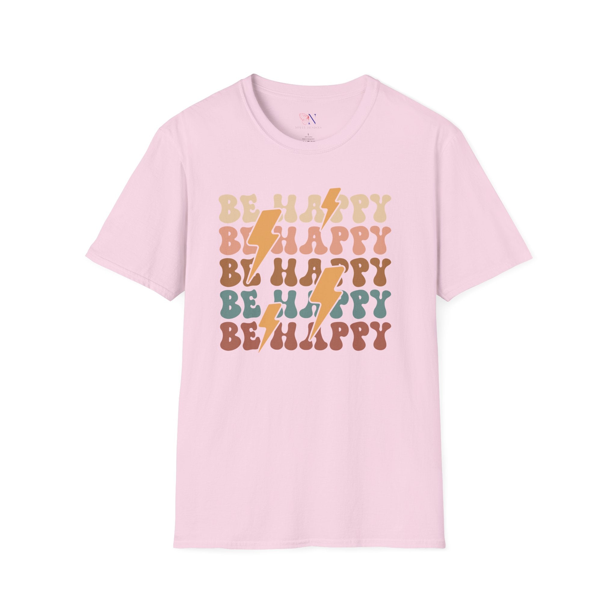 Be Happy, Encouraging T-Shirt, Happy T-Shirt, Positive Sayings Tshirt, Good Vibes Only, Positivity Quotes unisex Shirt