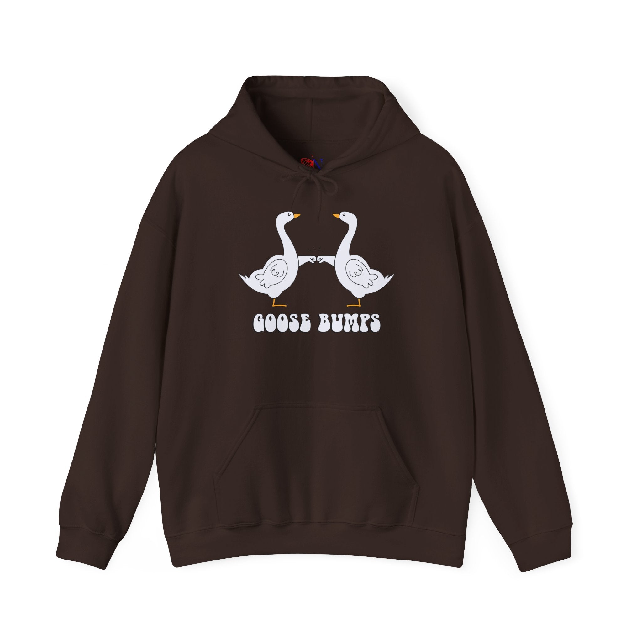 Goose Bumps Hoodie – Cute Goose Couple Graphic Hooded Sweatshirt