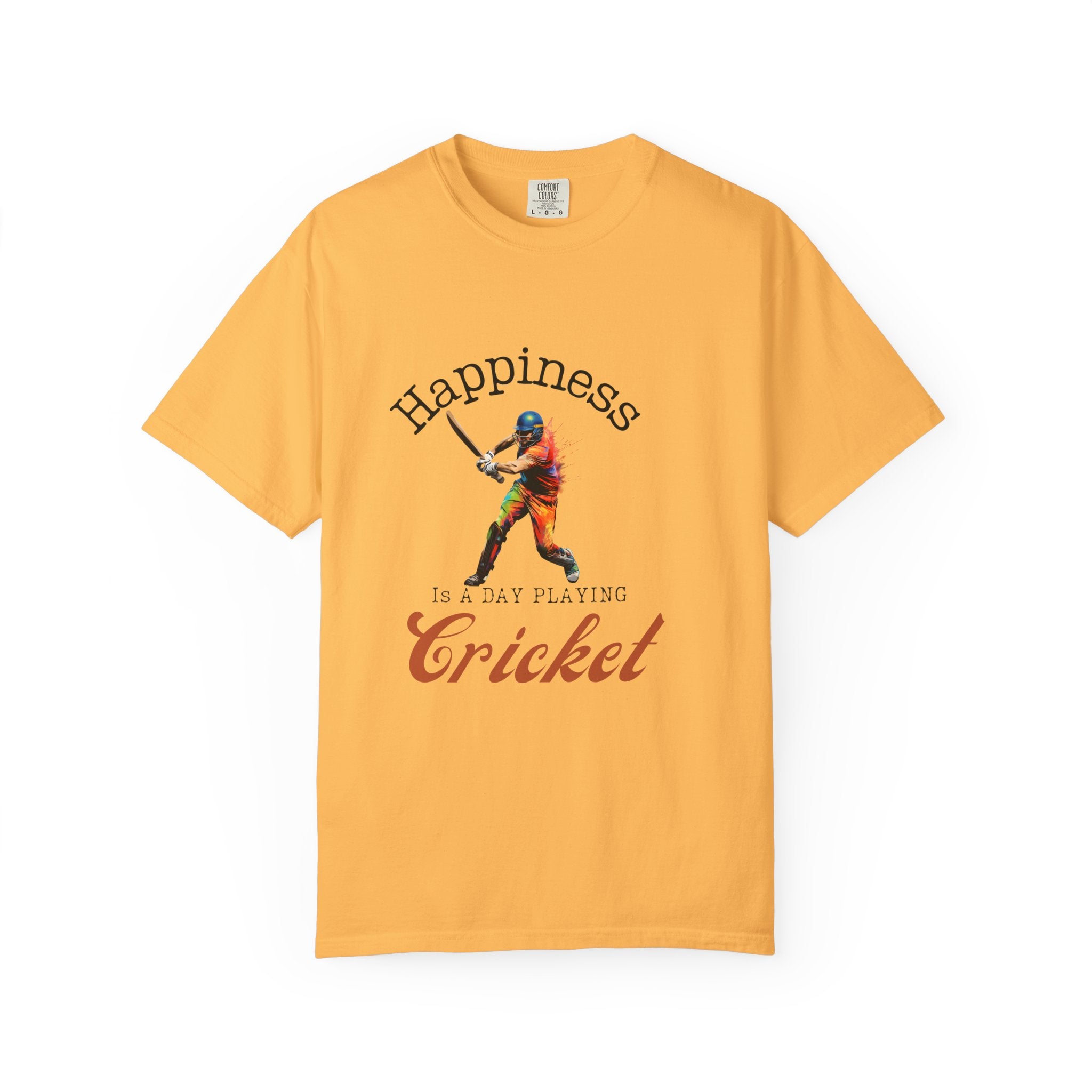 Happiness Is A Day Playing Cricket, unique desi style cricket lover gift tshirt, IPL/T20 world cup tees Unisex T-shirt