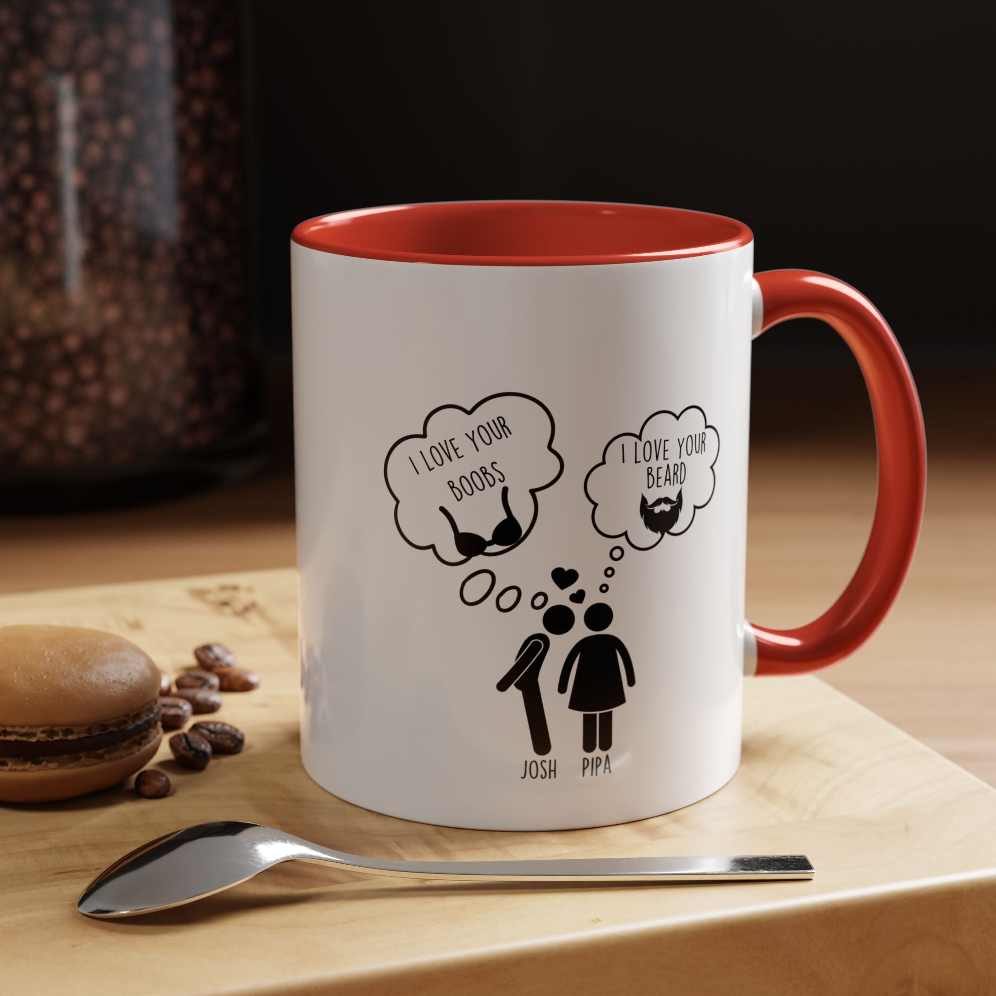 Love Your Beard | Funny Coffee Mug, Sarcastic Tea Cup, Unique Gift Idea