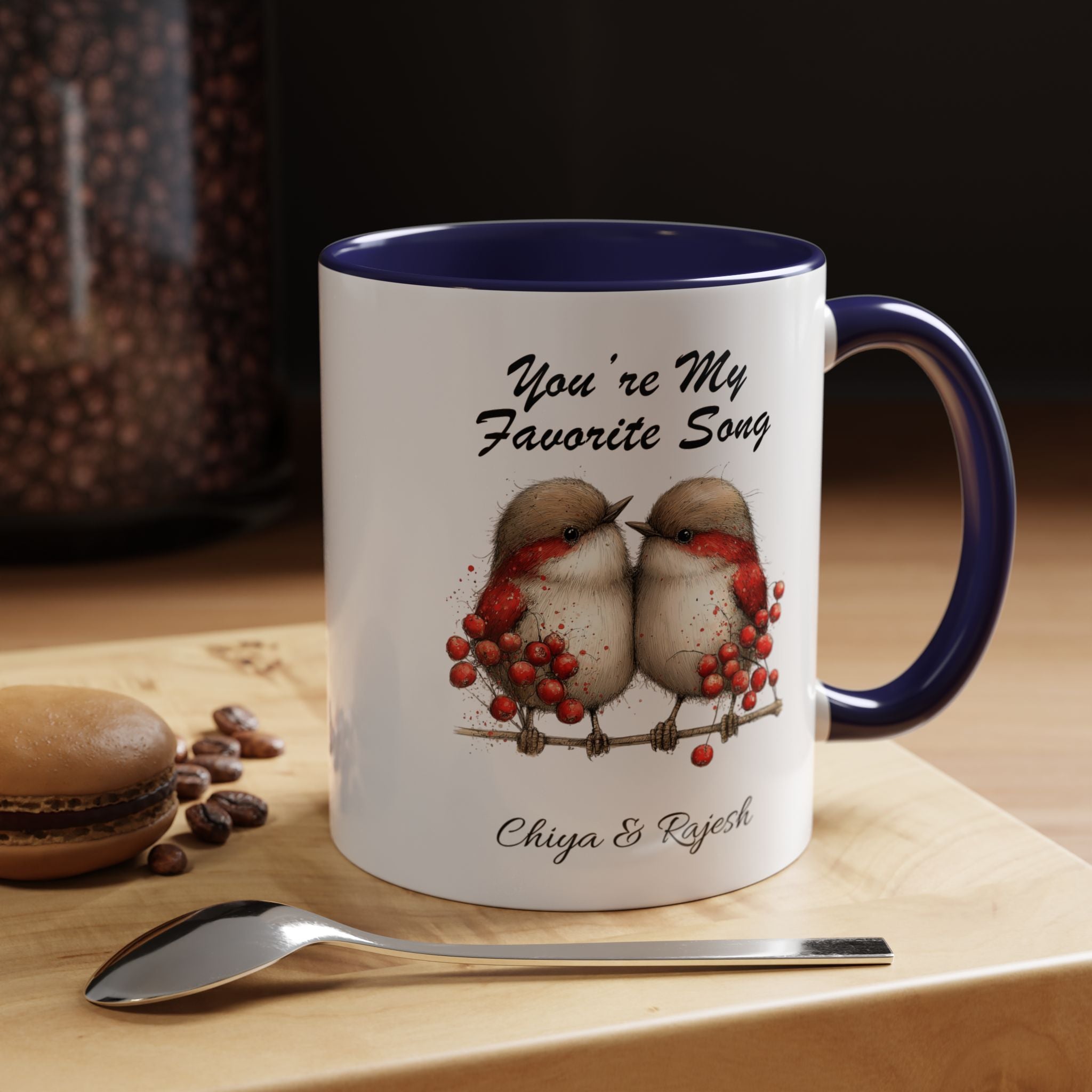 You re My Favorite Song Mug | with Birds and Berries